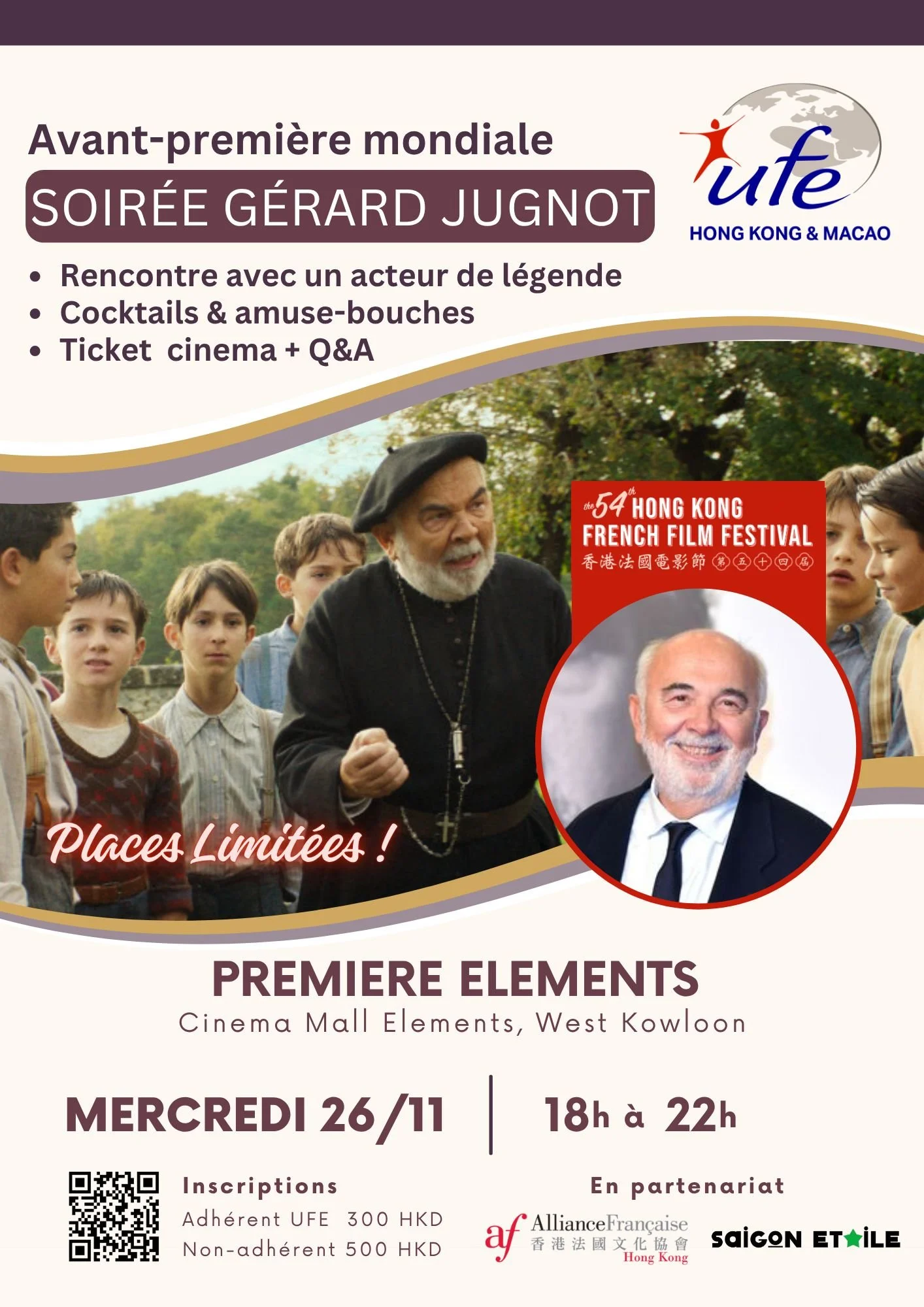 🎤 Soirée Signature UFE x Alliance Française avec GÉRARD JUGNOT
