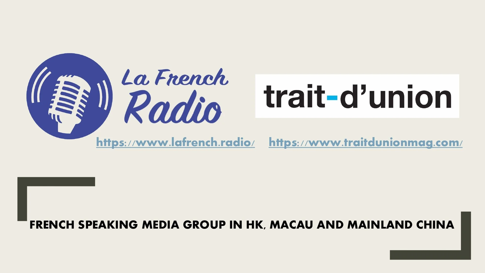 La French Radio et le magazine Trait d’Union