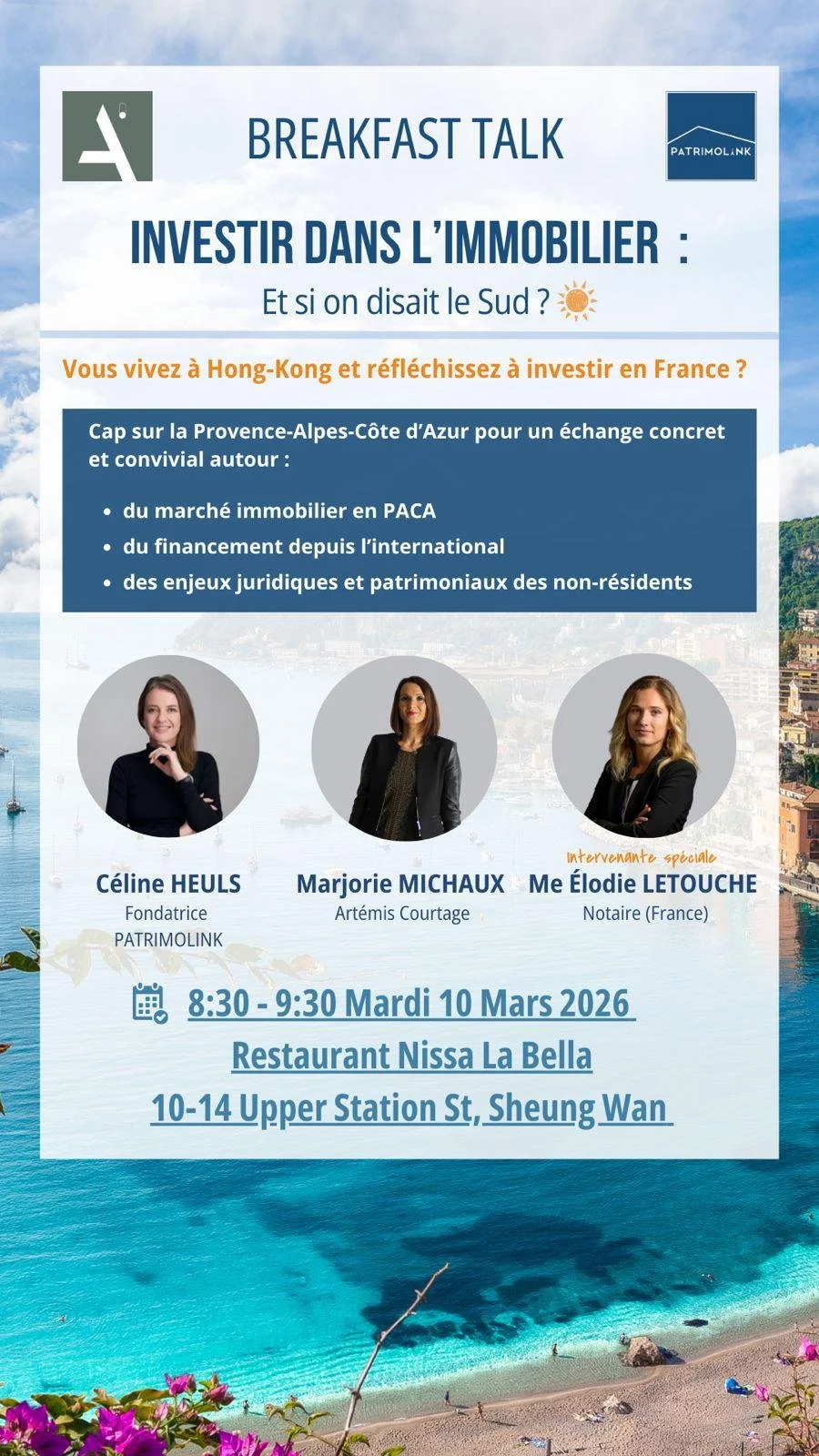 ☕️ Breakfast talk - Investir dans l’immobilier : et si on disait le Sud ? 