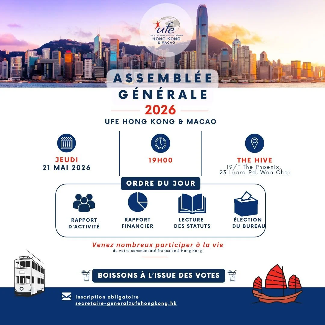 🏛️🗳️ Assemblée Générale UFE Hong Kong &amp; Macao