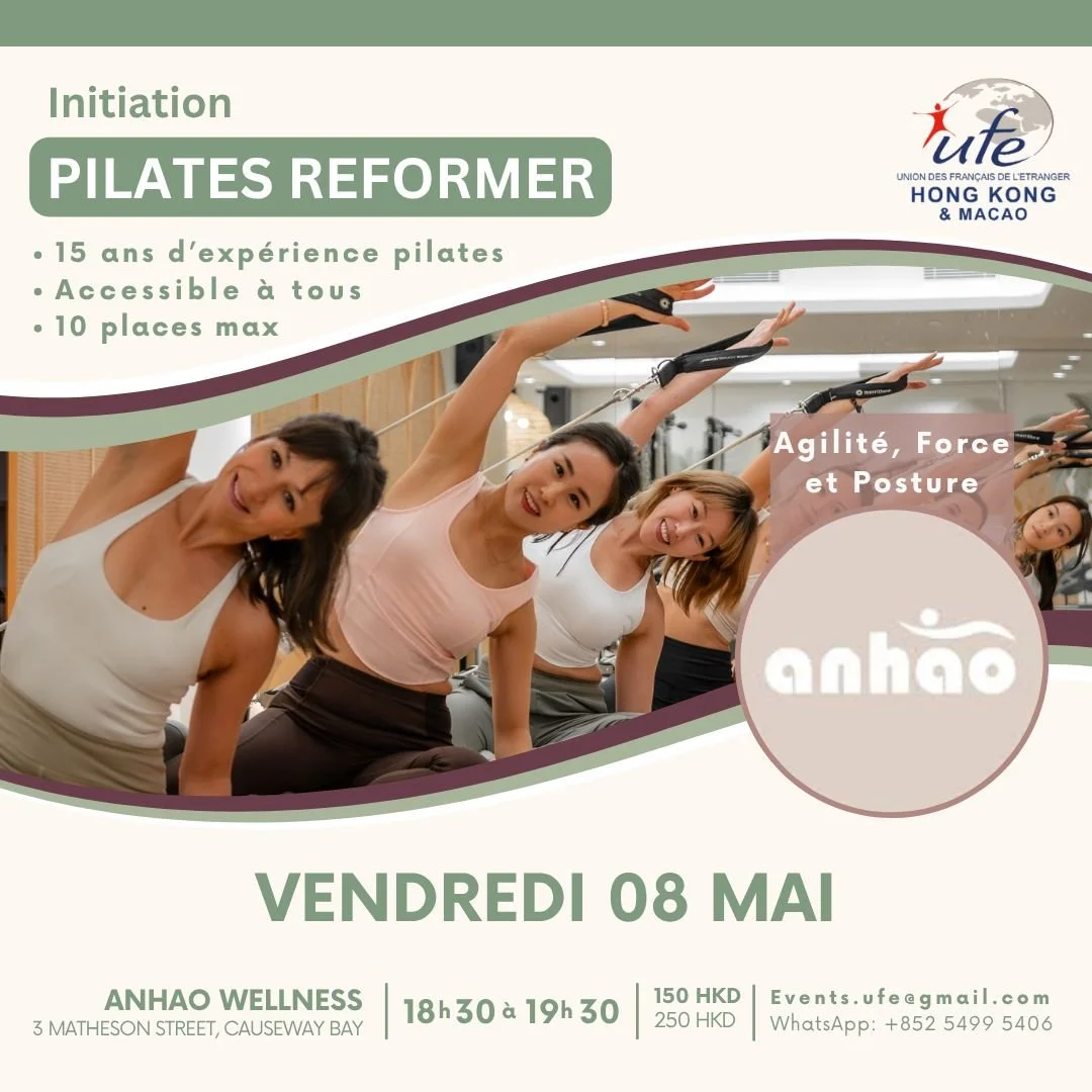 🧘‍♀️ Découverte des Pilates Reformer – Vendredi 8 Mai