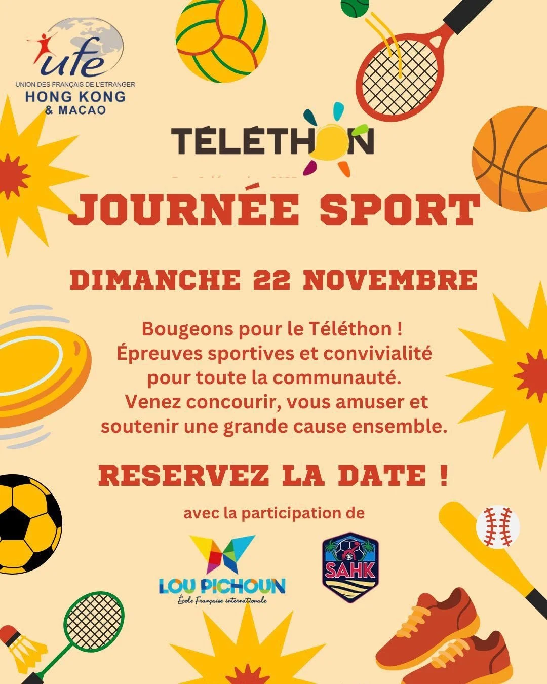 🎗️ Journée Sport : Un pour tous, tous pour le Téléthon ! 