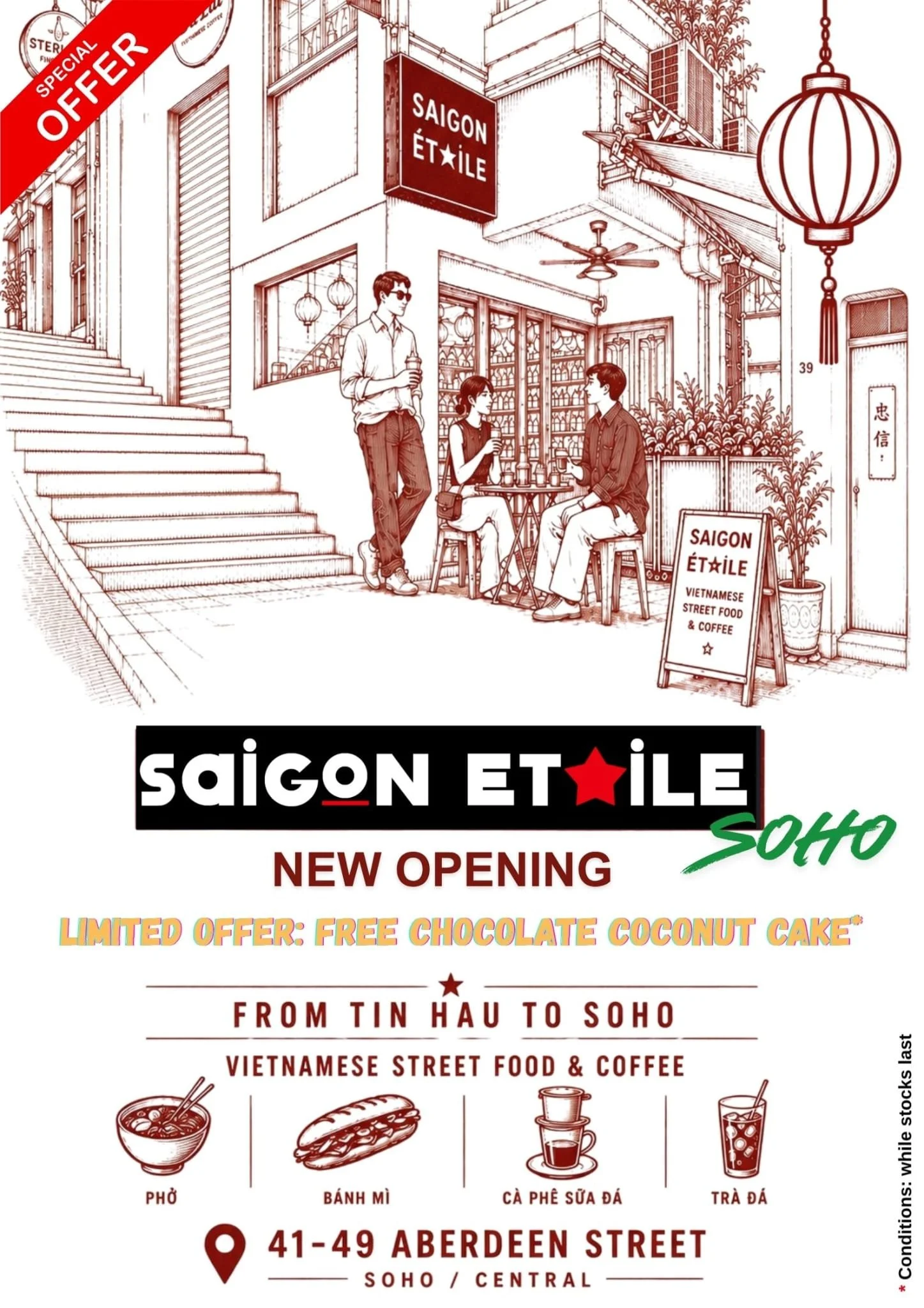 Saigon Etoile débarque à Soho !