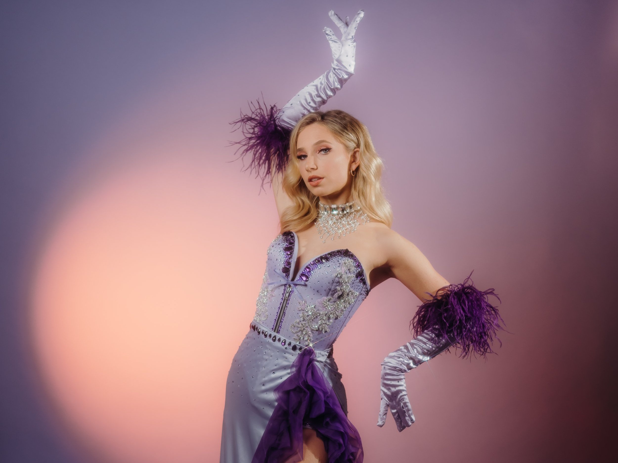 Debuting "Lilac Lady" at Chocolate and Cream Variety Show