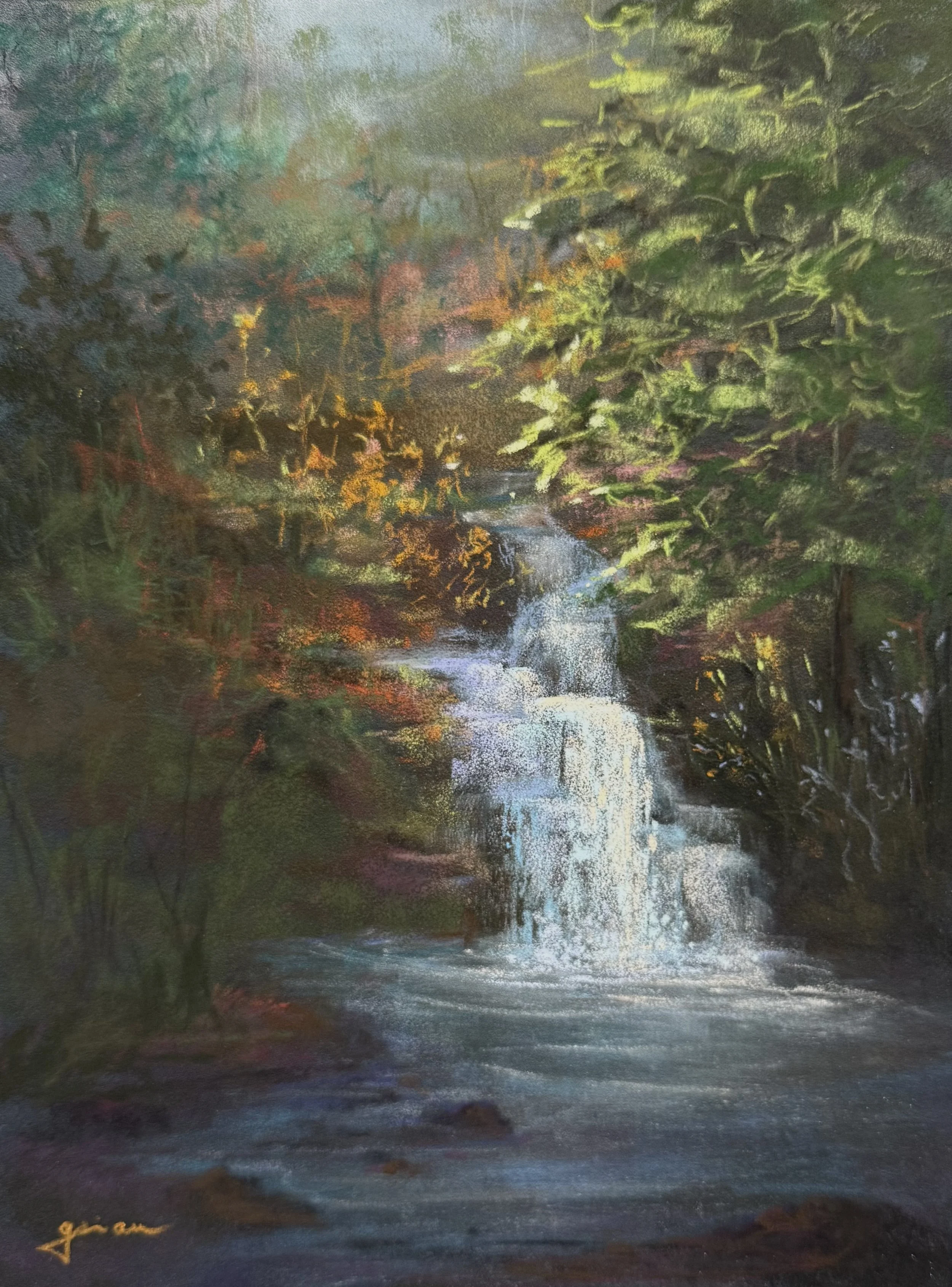 "Gift" | Soft Pastels + Inktense | 9" x 12"