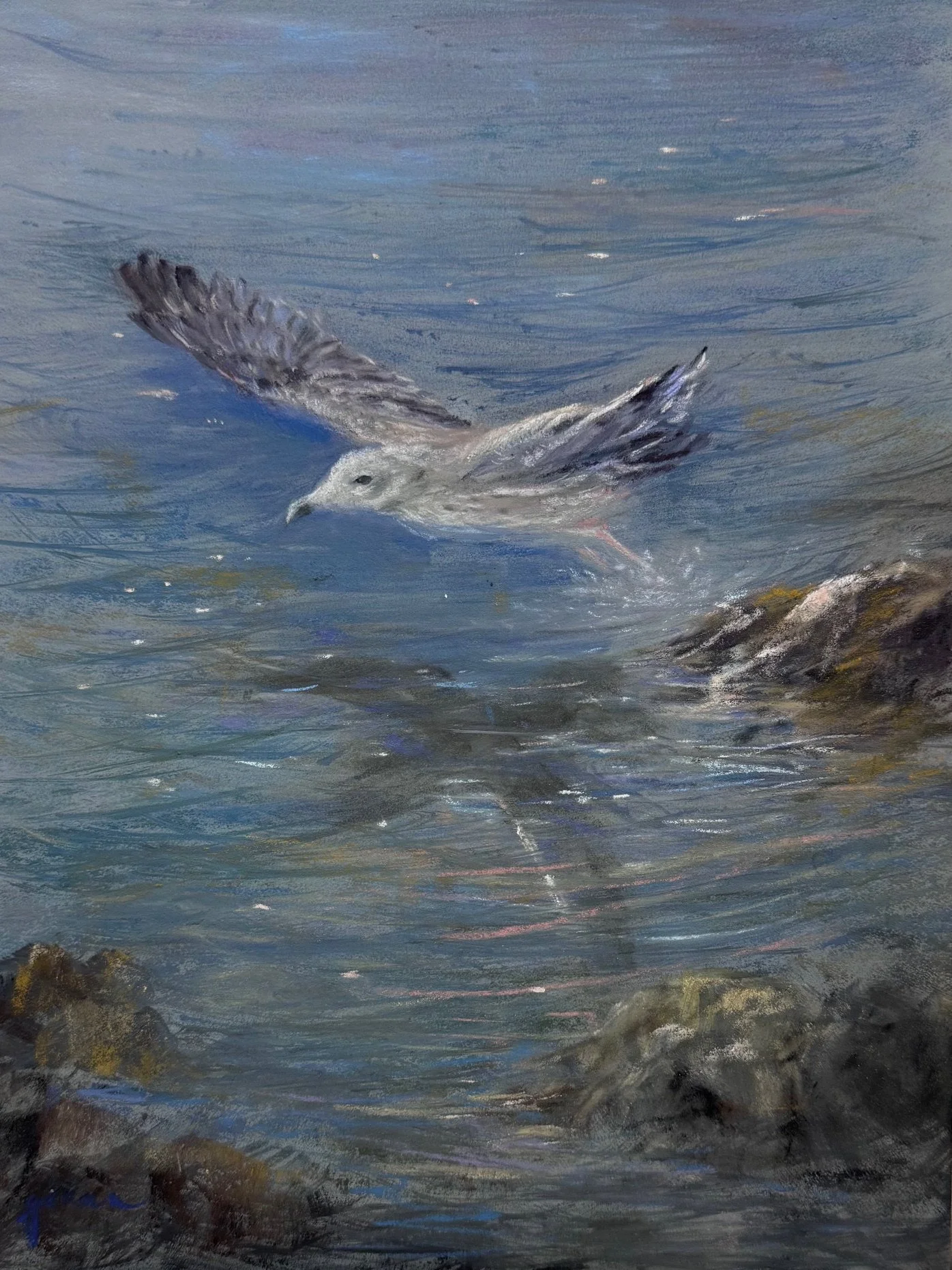 "Grace" | Soft Pastels | 9" x 12"