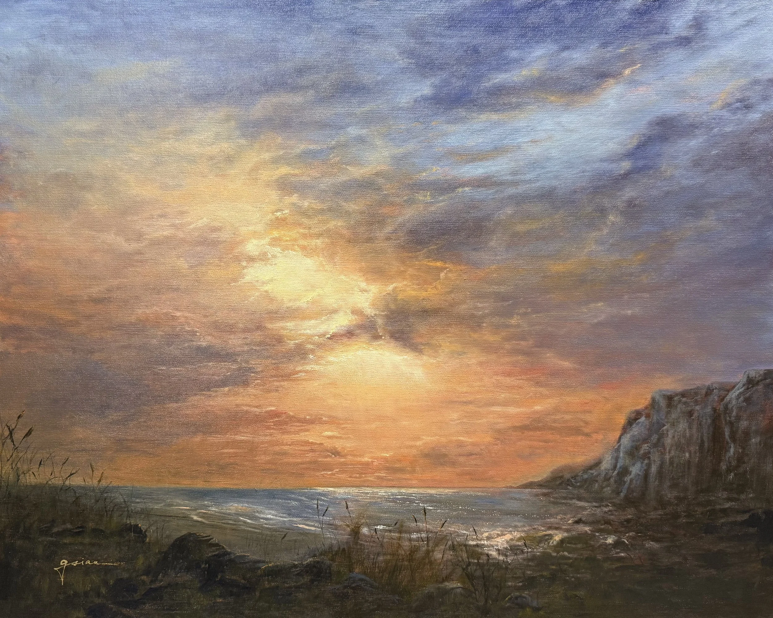"Fervor" | Oil + Acrylic | 24"x30" | $1,800 Unframed
