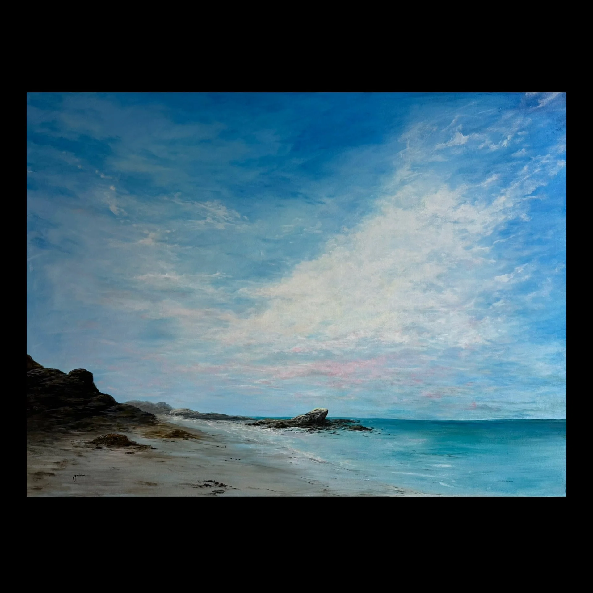 "Believe" Acrylic Painting - 36" x 48" Unframed