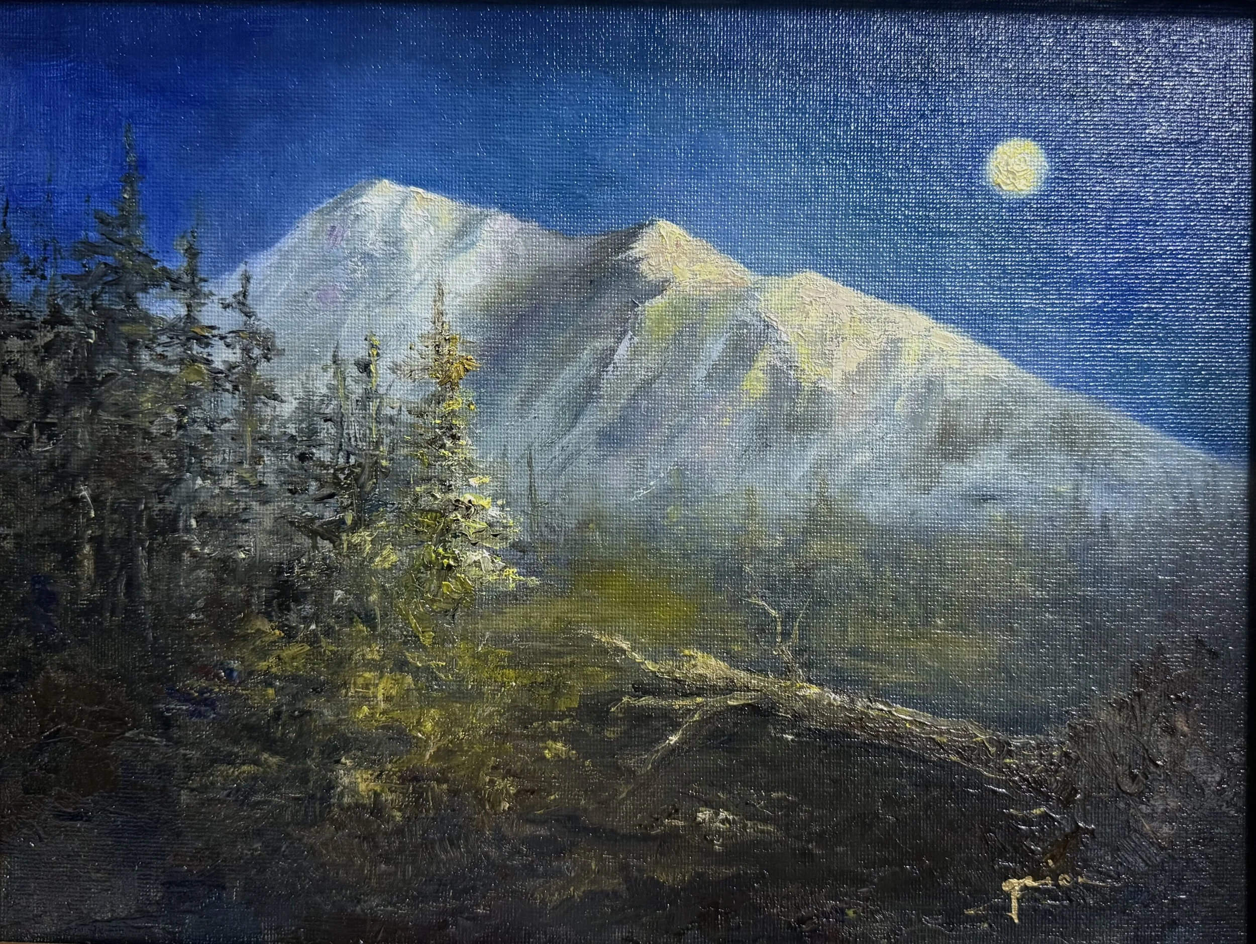 "Noctis" | Oil |  9"x12" | $270 Framed