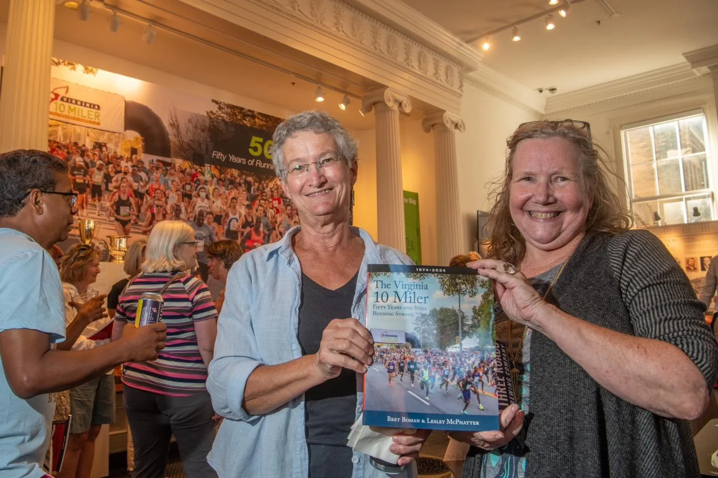 50 years in 165 pages 📕

Place your order today for The Virginia 10 Miler: 50 Years and Still Running Strong!

This commemorative book details the rich history of the Virginia 10 Miler.  The stories and photos will bring back fond memories to those 