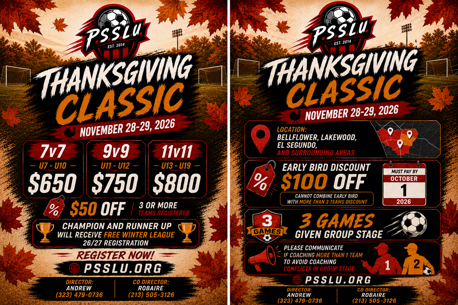 PSSLU THANKSGIVING CLASSIC 
