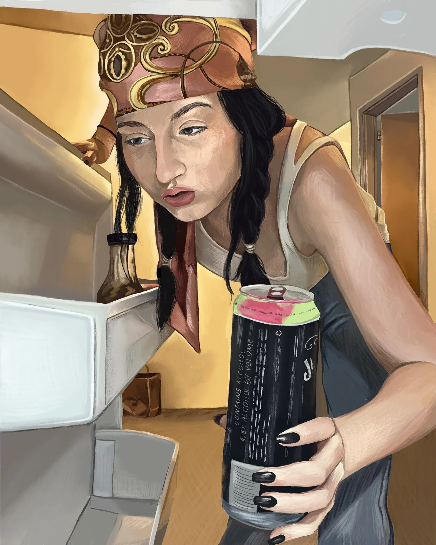 &ldquo;Aftermath&rdquo;, digital illustration, 2024.
.
.
.
.
.
.
#artinstagram #portraitpainting #artistsoninstagram #photography #illustration #mixedmedia #acrylicpainting #print #figurepainting #portrait #studentartist #oilpaintings #artist #pen #f