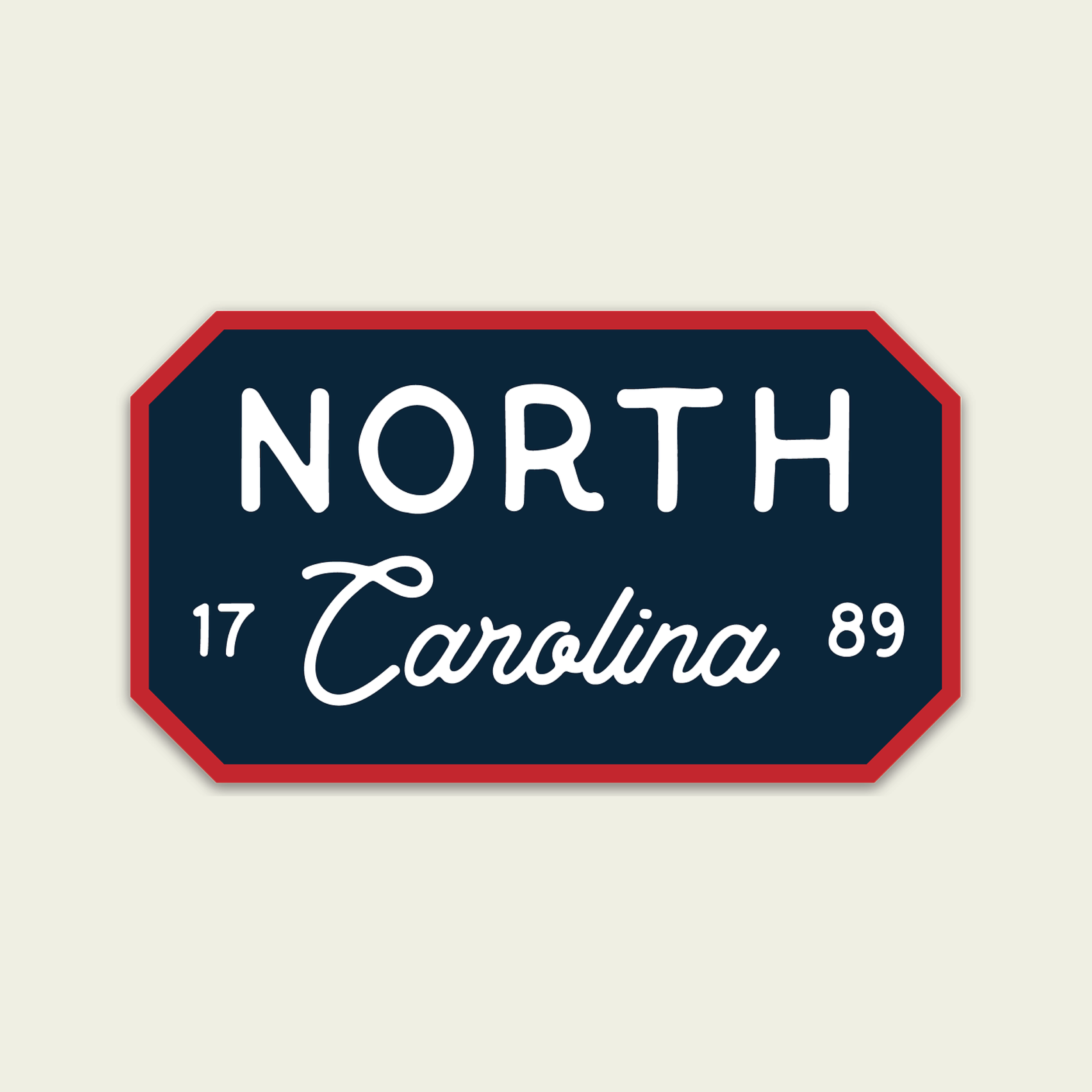 North Carolina 1789 Heritage Sticker
