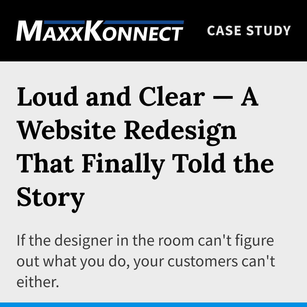 Loud and Clear - A Website Redesign