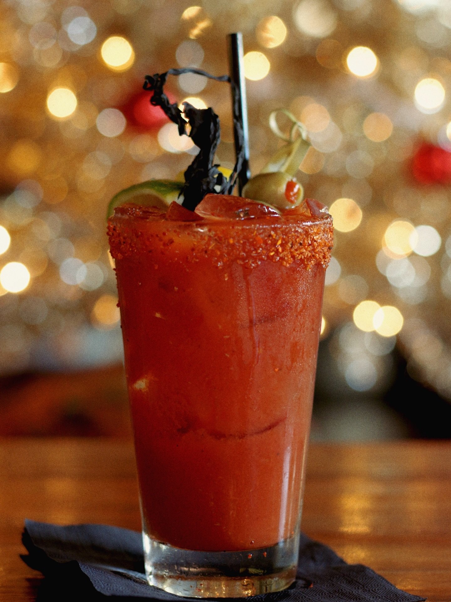 Bloody Mary with a @barnaclefoods twist!! Our friends at Barnacle sent us some delicious piri piri kelp hot sauce, so of COURSE we had to make a cocktail with it! Barnacle Food&rsquo;s Spicy Piri Piri Kelp Hot Sauce mixed with our special in house Bl