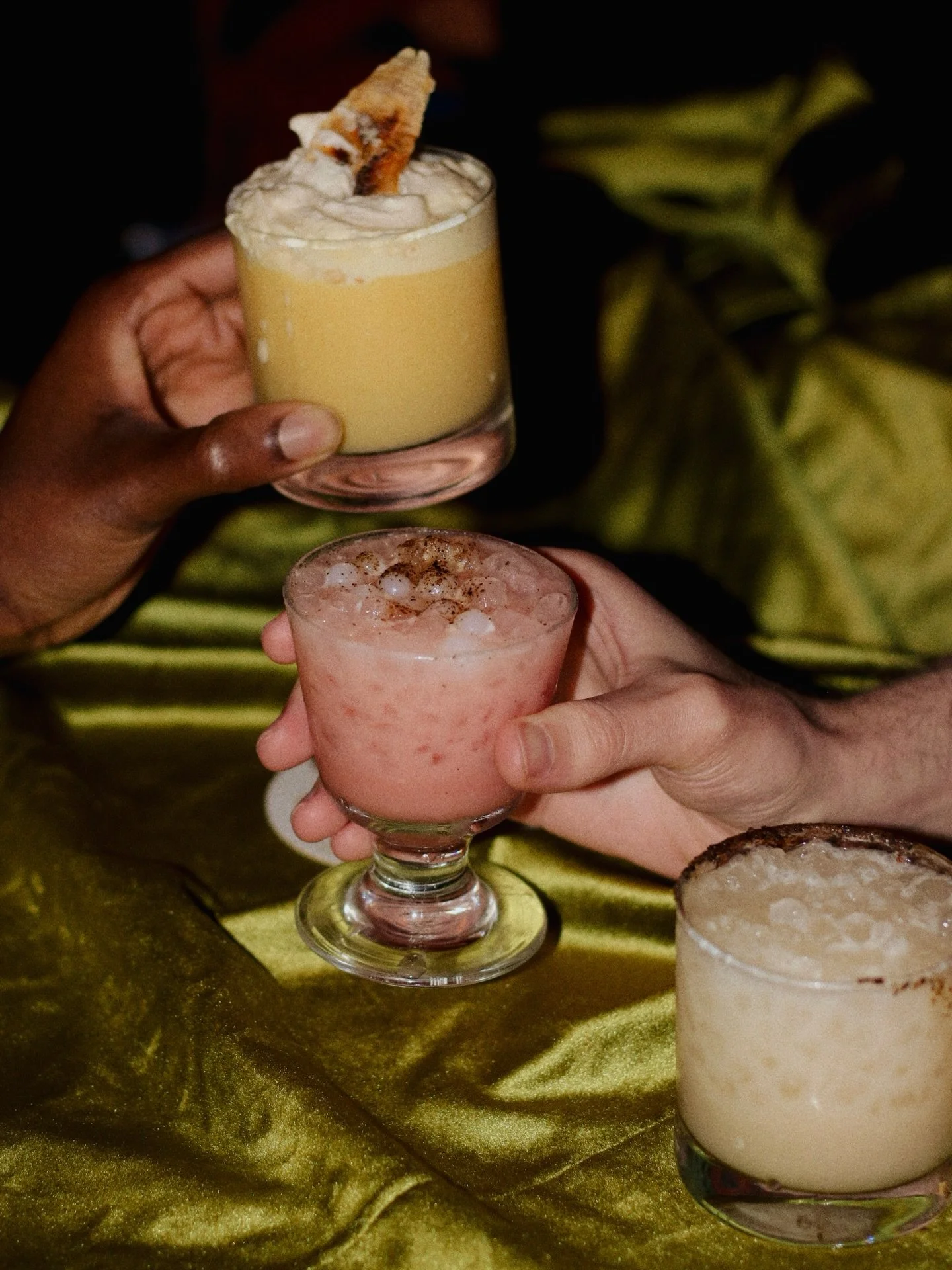 🎆 New year, new cocktails! 🎇

Whether it&rsquo;s the sweet, tropical flavors of the Batida De Xerez, the subtle banana notes of the Bananiero, or it&rsquo;s stepping into the fun world of Kava with the Kavalada &mdash; there&rsquo;s a lot of new dr