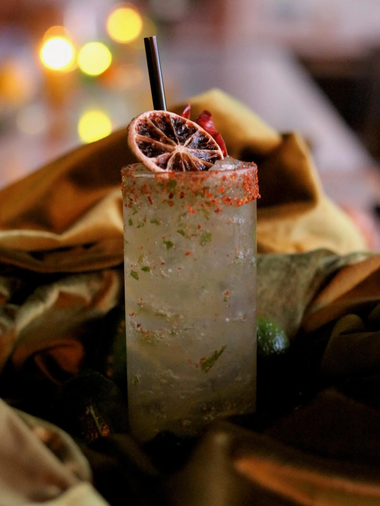 Your spicy margs with a serrano upgrade - tarragon, serrano tequila blanco, pamplemousse liqueur, lime. With the serrano infused straight into the tequila there&rsquo;s not a sip of this that isn&rsquo;t spicy, so for all you spice lovers!! This is t