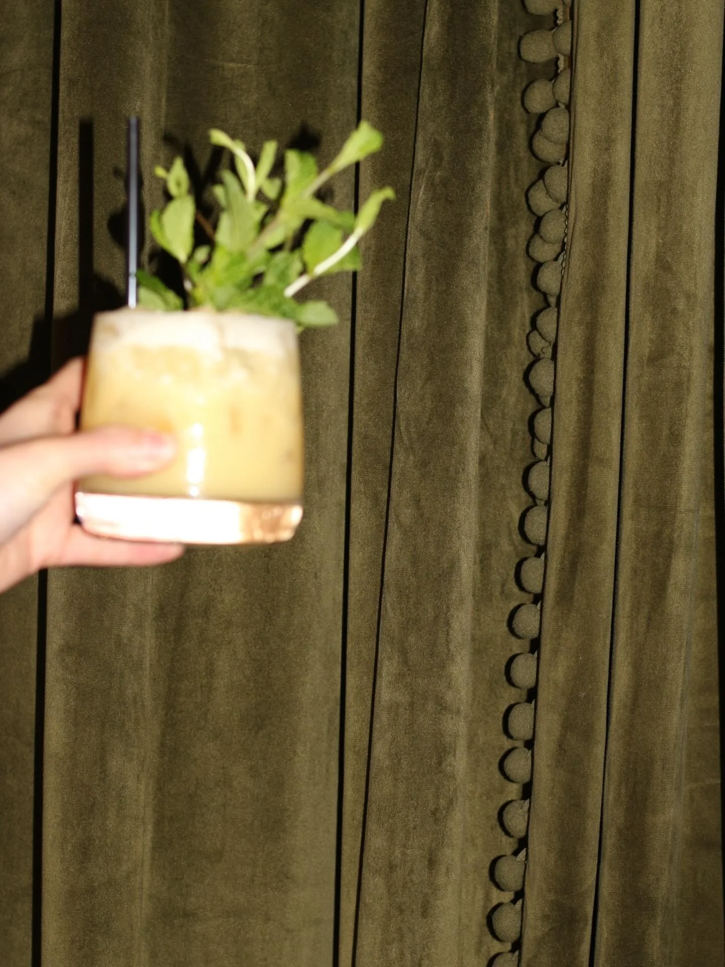 A drink so good it can&rsquo;t even get a picture in before it&rsquo;s taken 🪩

The Kavalada, no booze but still a gooood time. Natural energy boost with kava, citrus hints with pineapple, orange and lime, a tropical twist with coconut cream. 

Only