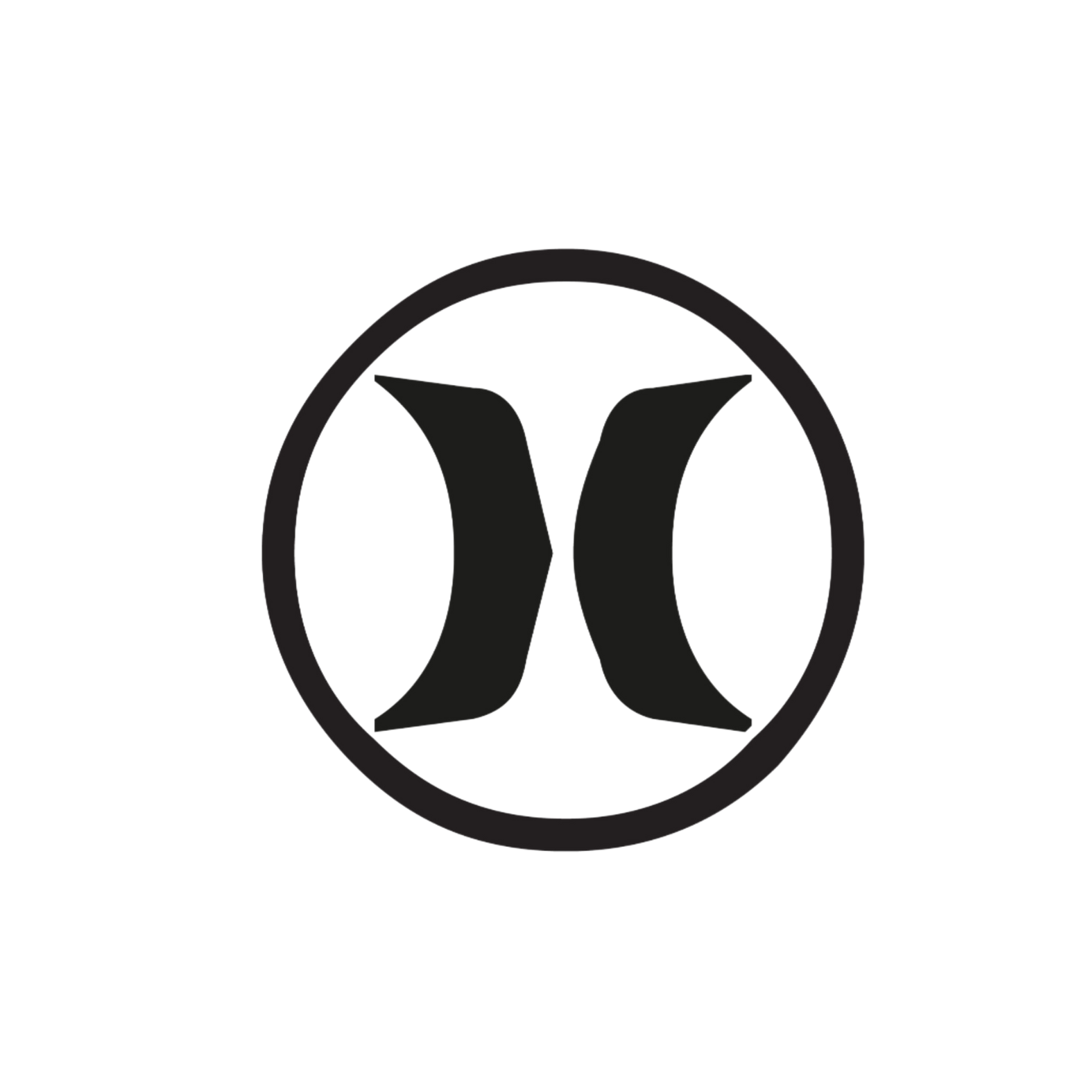 Black and white circle logo with stylized 'V' and 'W' shapes inside.