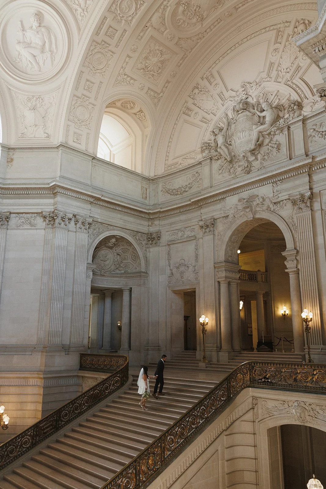 San Francisco Engagement photos at City Hall