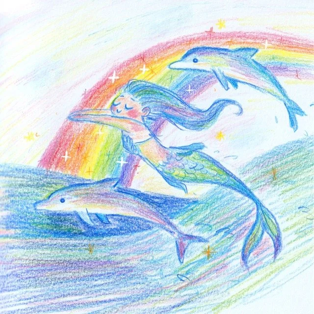 How I See The World After a Sweet Treat-Color Pencil