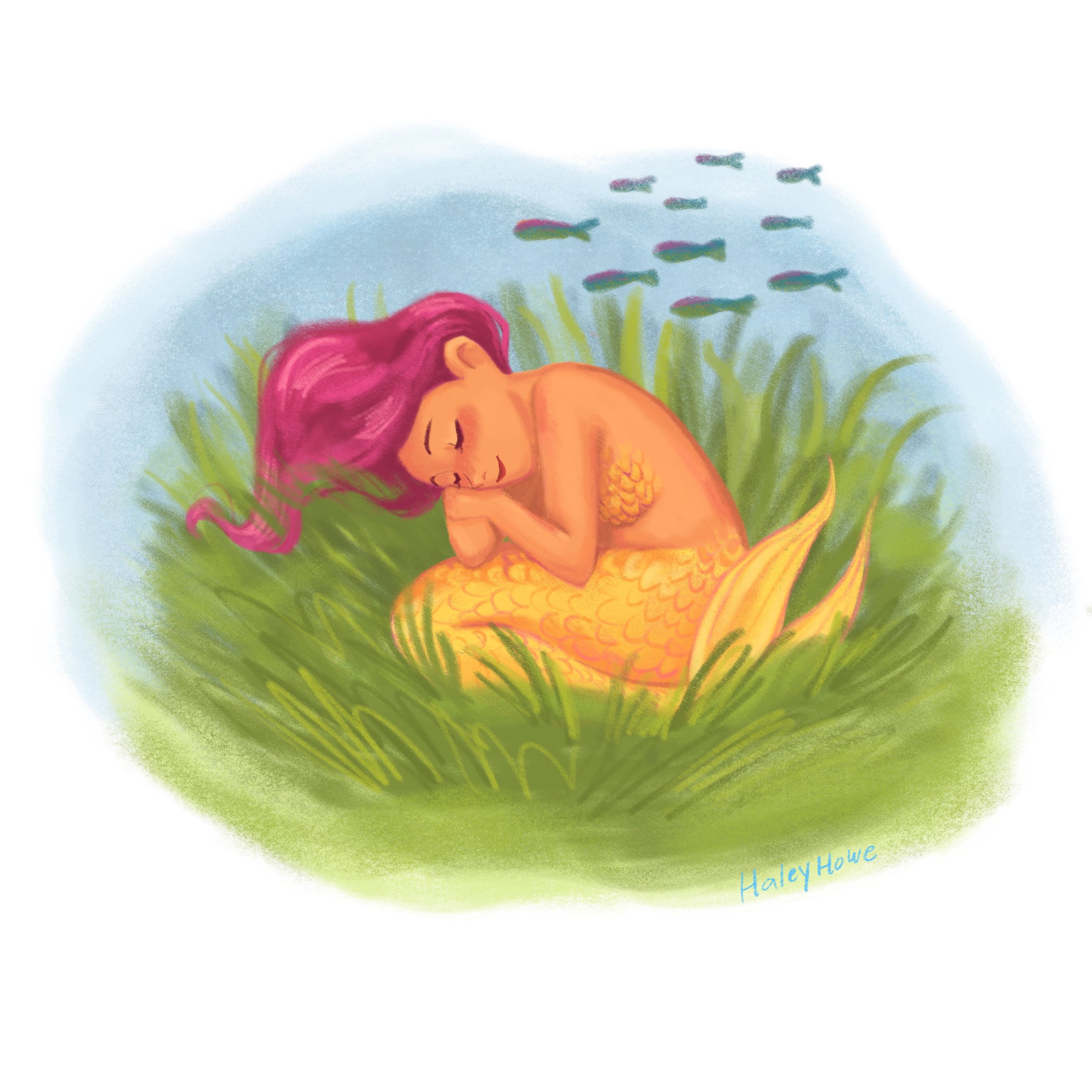 Mermaid Nap-Digital