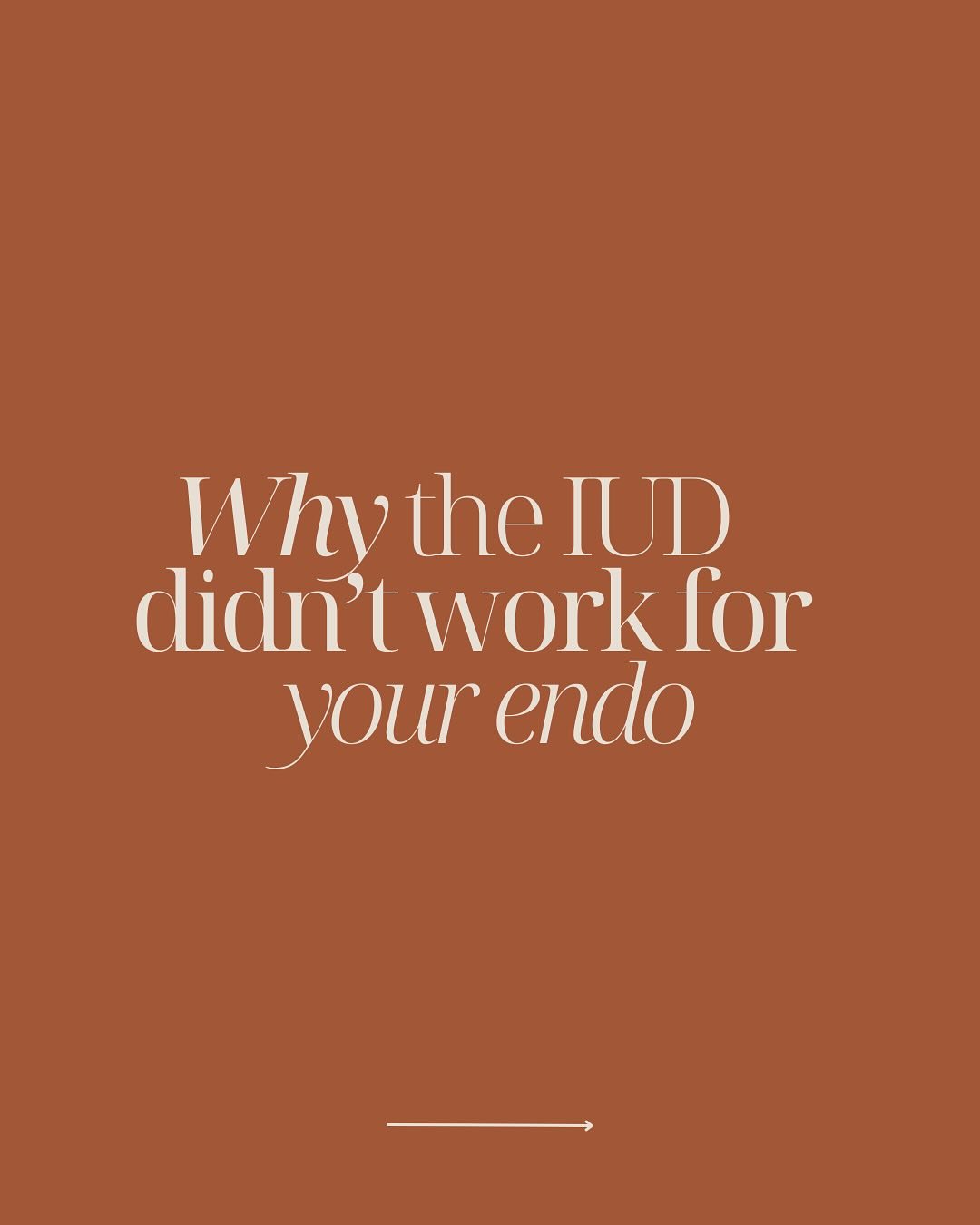 I&rsquo;ve had endo clients in tears, telling me they didn&rsquo;t want to be on hormonal contraception&mdash;but followed the advice to get the IUD, hoping for relief from their debilitating symptoms. Instead, they saw no change&hellip; and experien