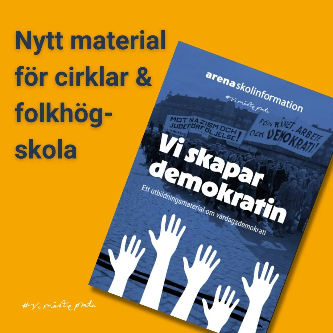 Ett material om n&aring;got s&aring; fint som vardagsdemokrati! Ladda ner fr&aring;n ViM&aring;stePrata eller Arena Skolinformation.