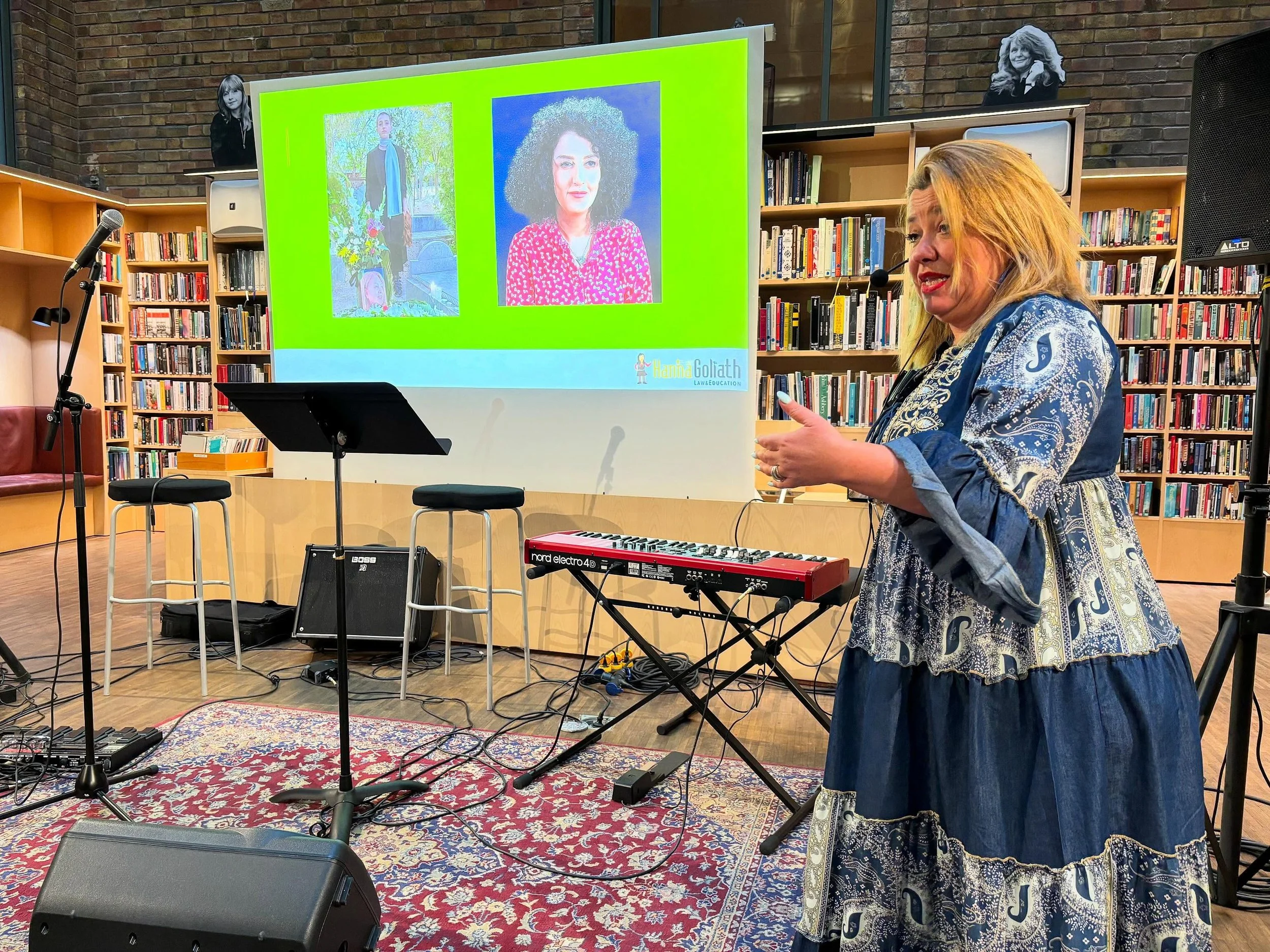 Folkbildningskv&auml;ll med @Sensus och @transtromerbiblioteket p&aring; temat Civilkurage och demokrati - n&aring;got som deltagarna verkligen ville samtala om. Demokratitalare, m&auml;nniskor&auml;ttsjurist och ordf&ouml;rande f&ouml;r Civil Rights