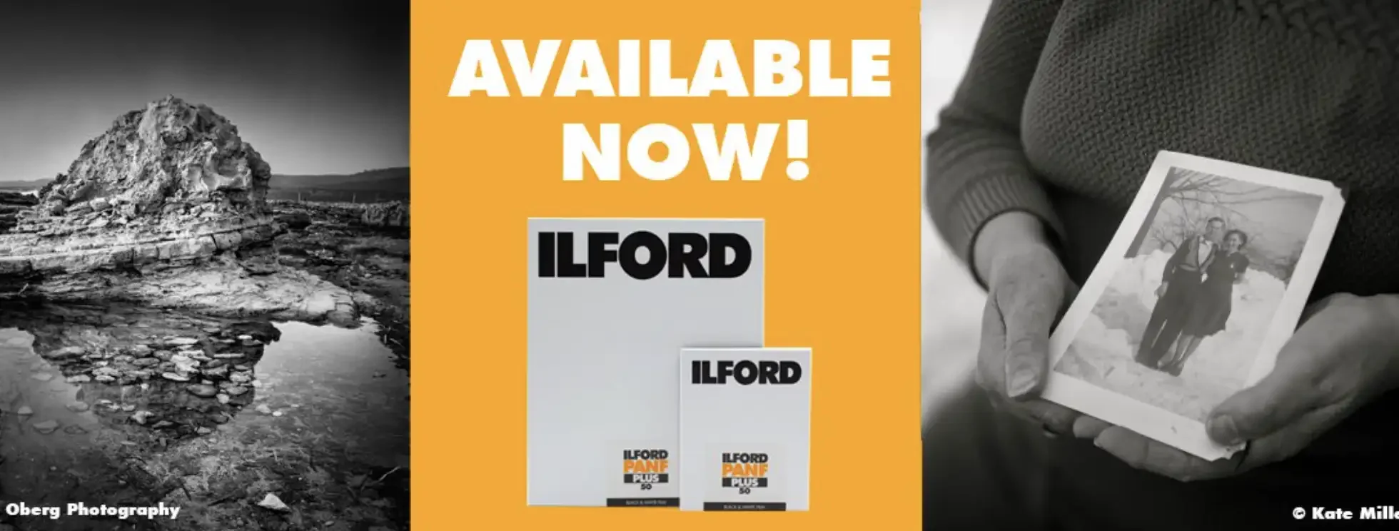 Ilford Pan F Plus arriva in grande formato: 4x5 e 8x10 per la prima volta