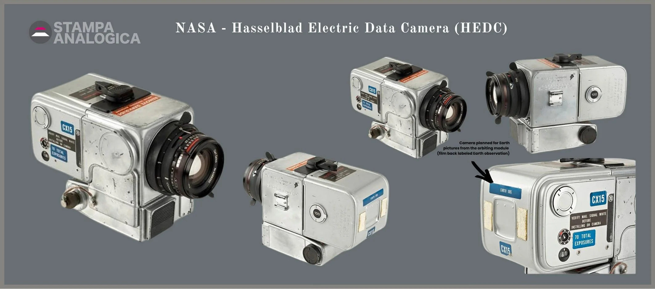 Hasselblad Electric Data Camera NASA Apollo Last
