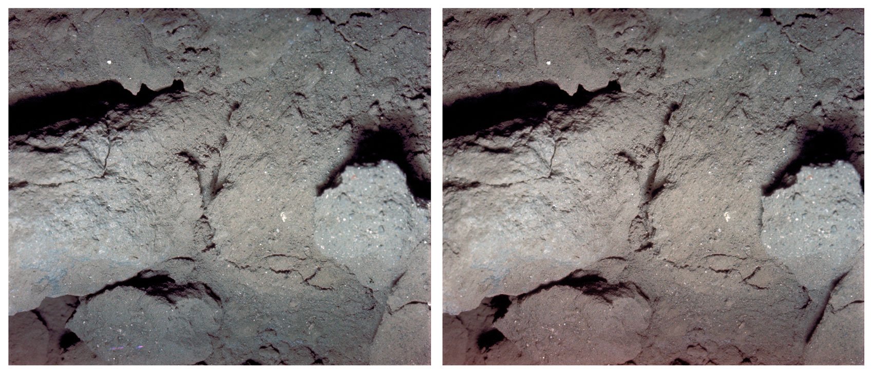 Immagine stereo Buzz Aldrin NASA