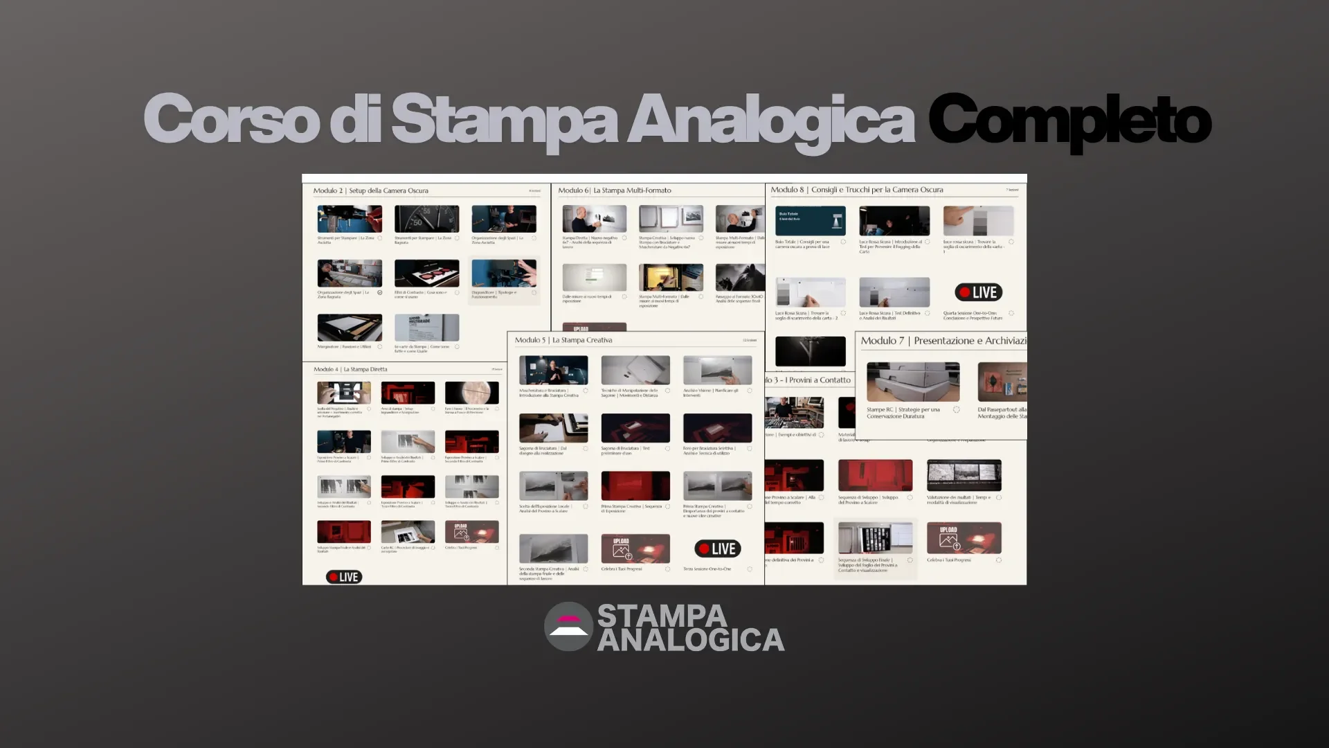 Corso di Stampa Analogica Completo