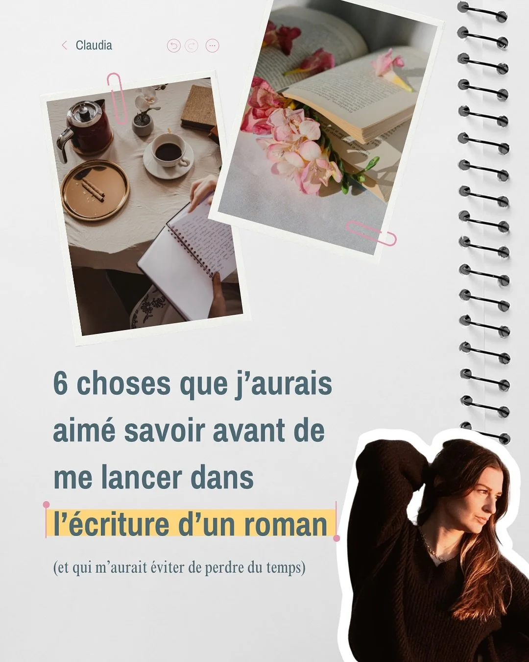 Mais aussi : la fiert&eacute; ultime quand on met le point final ✨

Qu&rsquo;est-ce que tu aurais aim&eacute; savoir avant de te lancer dans l&rsquo;&eacute;criture ?

Tu aimerais te lancer, mais tu n&rsquo;oses pas ? Tu as des questions ?

👉🏼 N&rs