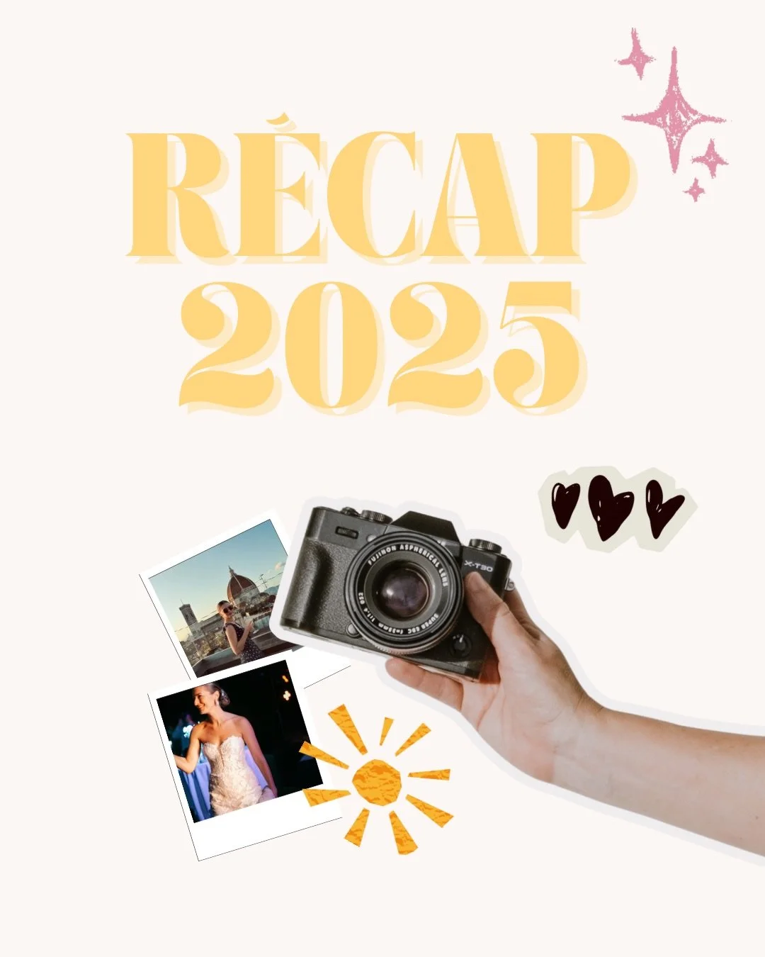 L&rsquo;ann&eacute;e 2025 fut riche en &eacute;motions, en souvenirs et en moments importants.

Elle m&eacute;ritait bien un petit r&eacute;cap 📸✨