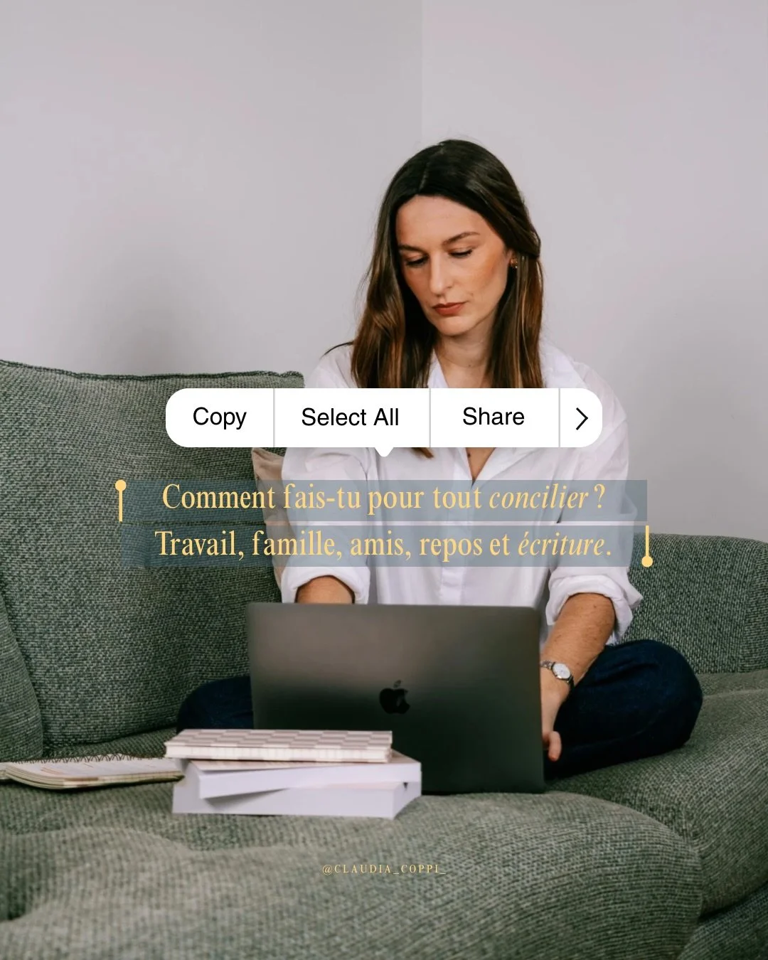 On me pose souvent la question. 

Parce que, de l&rsquo;ext&eacute;rieur, on a parfois l&rsquo;impression que les gens r&eacute;ussissent facilement, mais ce qu&rsquo;on oublie, c&rsquo;est le temps qu&rsquo;ils ont mis pour parvenir &agrave; leurs o