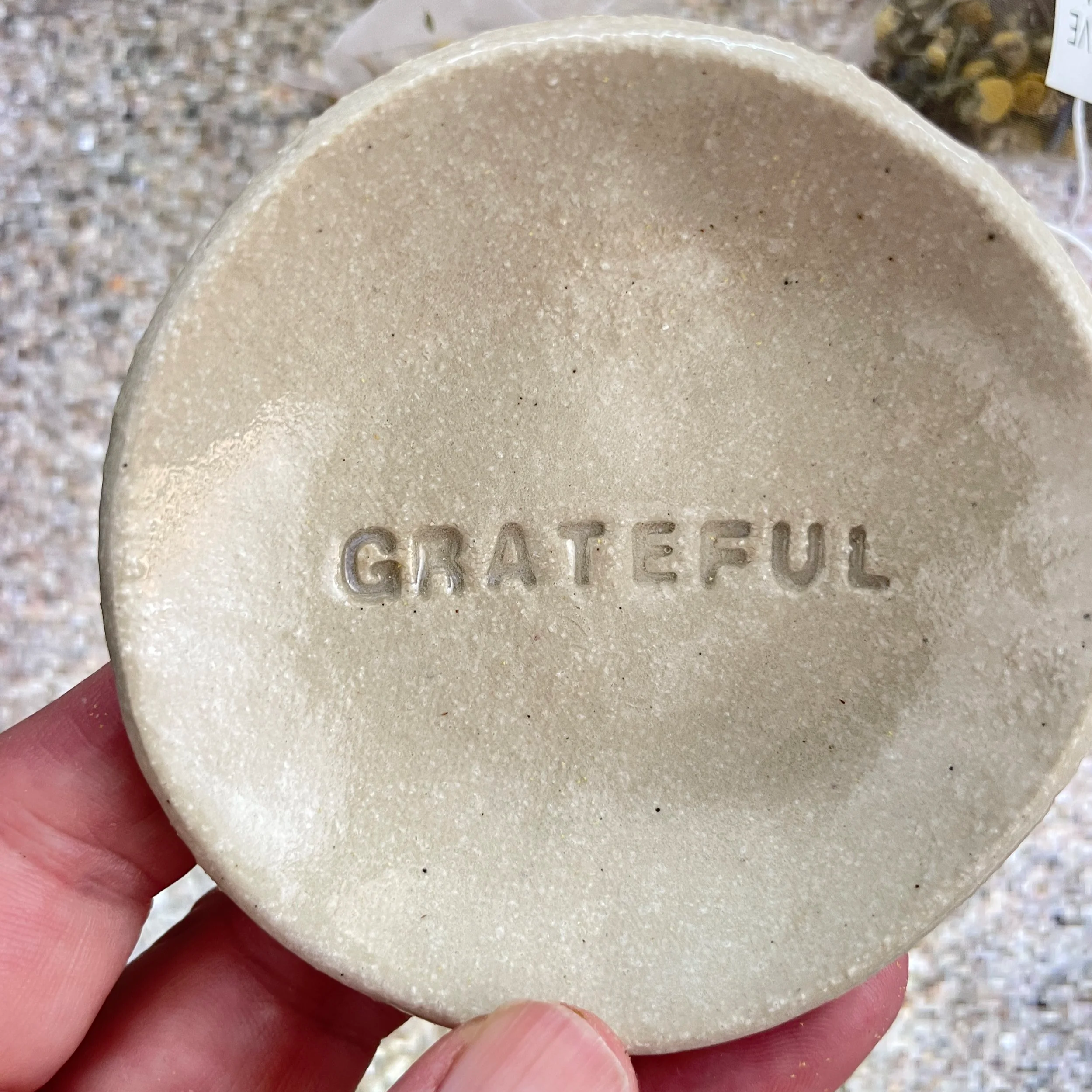 Mothers+day+bundle+relax+ceramic teabag dish+handmade