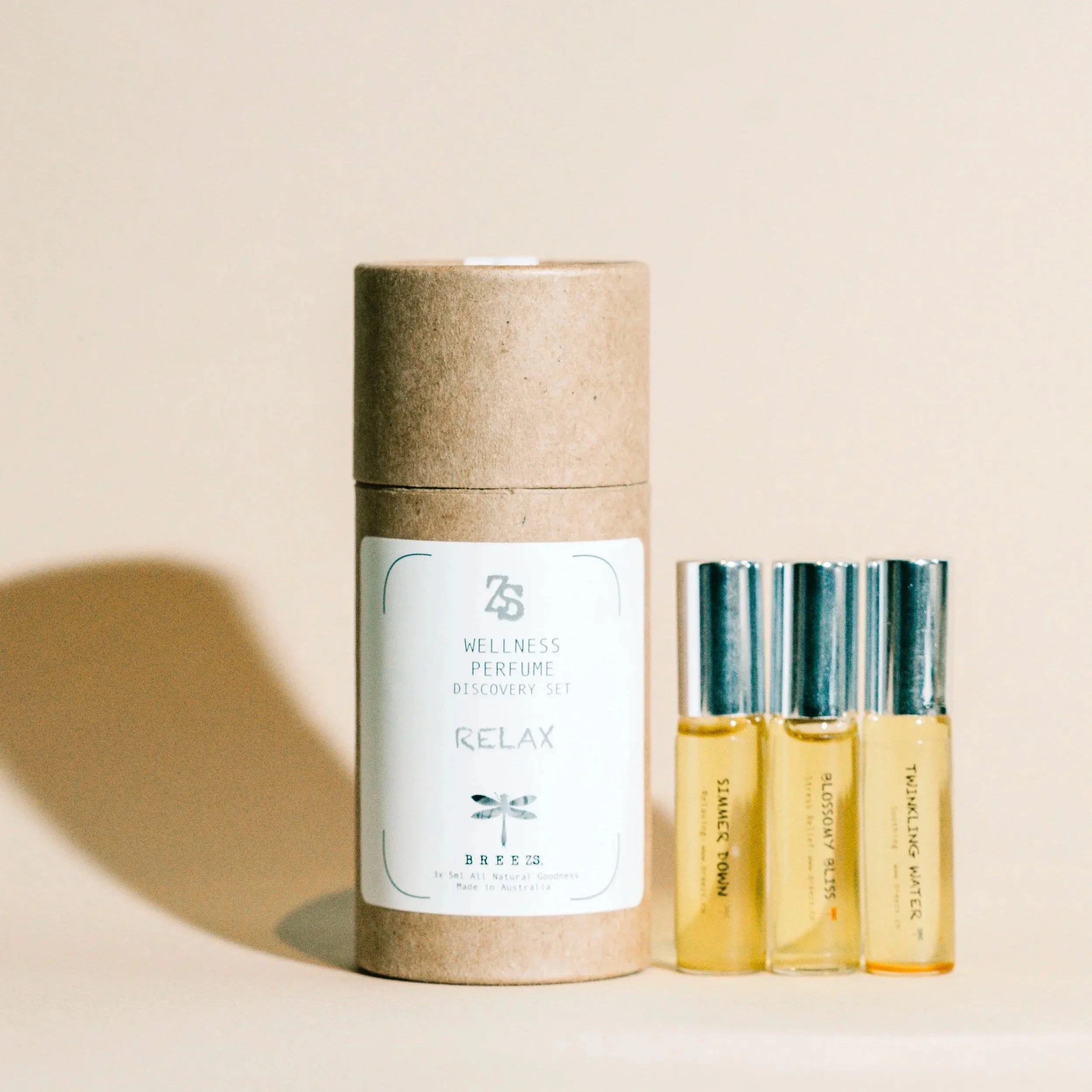 perfume discovery set+natural+relax+gift