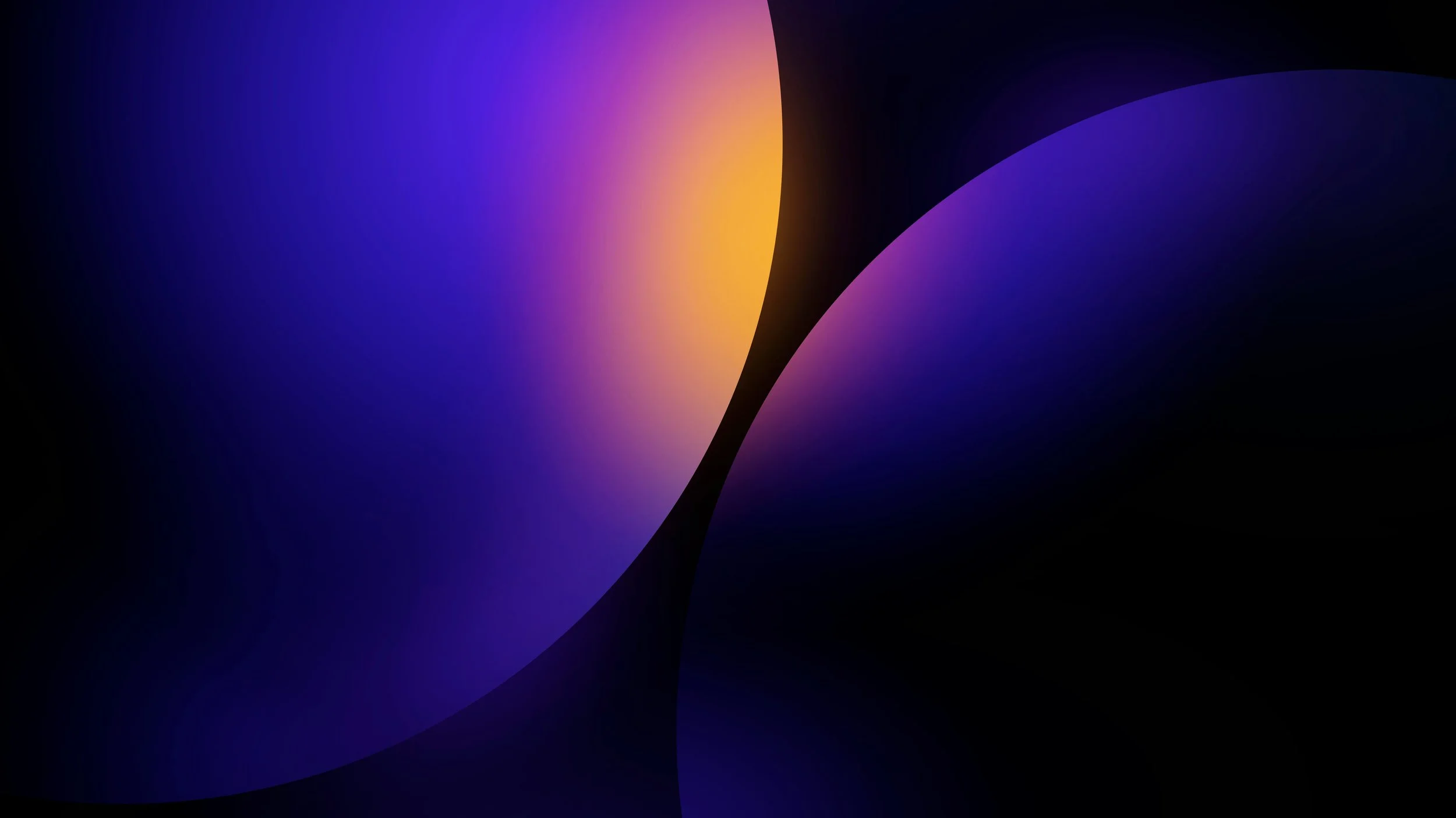 Abstract purple and orange gradient curves on a dark background, representing the Workday platform