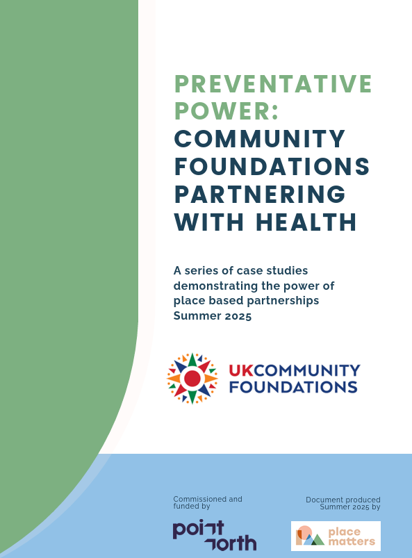 Preventative Power: Community Foundations Partnering with Health - A Series of Case Studies