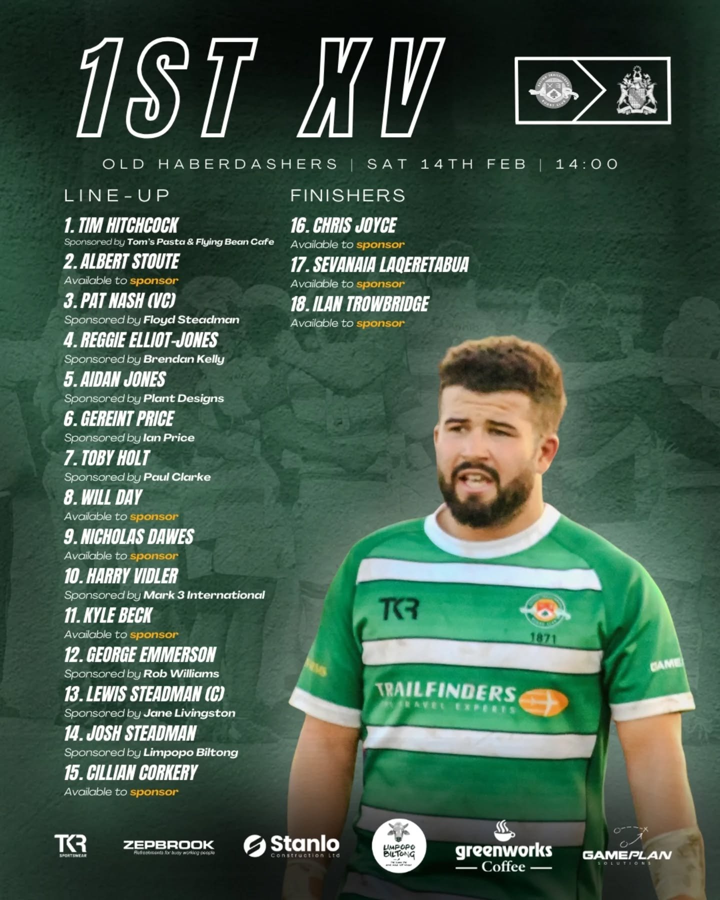 Big weekend fixtures for all our teams! Here are your teams 💚

First up at 12:30pm at home, the 2nd XV look to put the finishing touches on a stellar season in MMT 1. In front of them are local rivals @oldpriorianrugbyfootball, who always provide a 