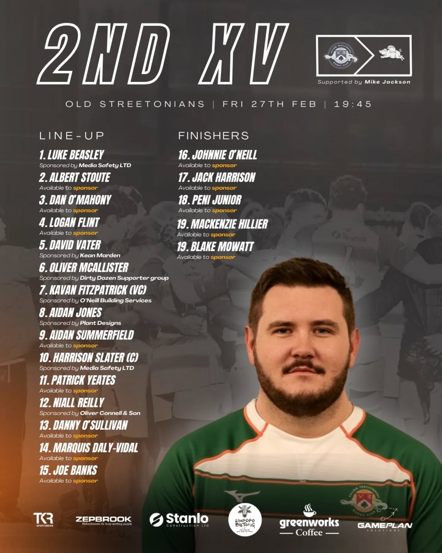 🚨 FRIDAY. NIGHT. LIGHTS. 

It's a special evening at 1871 as the 2nd XV take to the field this evening. 

Kick off: 19:45 @trailfinderssportsclub

Get down to support the lads! 💚

#bkeedgrewn