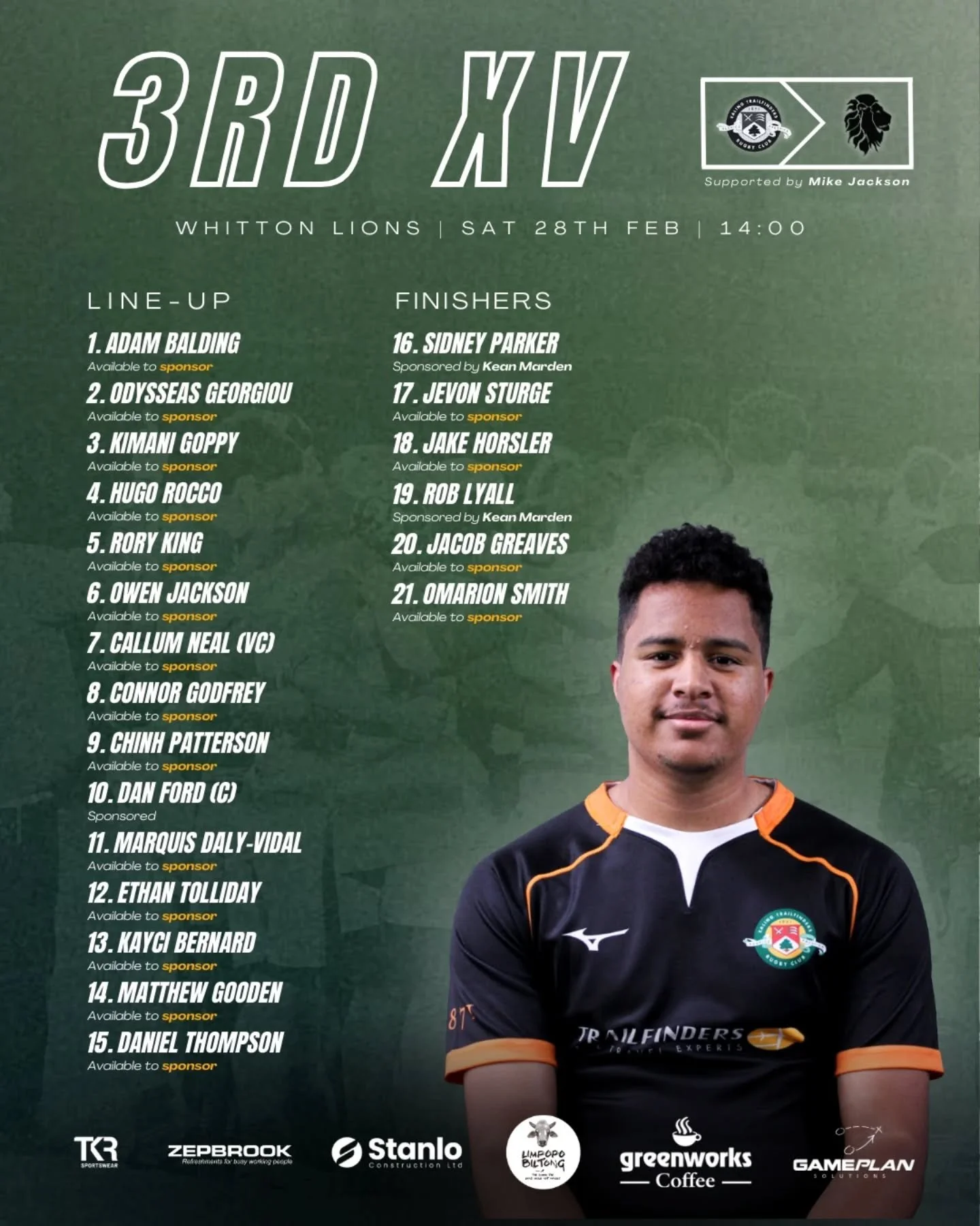A new day and another game for 1871! The 3rd XV head to Whitton Lions! As Fordy said, every game is a cup final for the 3s now with play-off places looking evermore likely! 💚

#bleedgreen