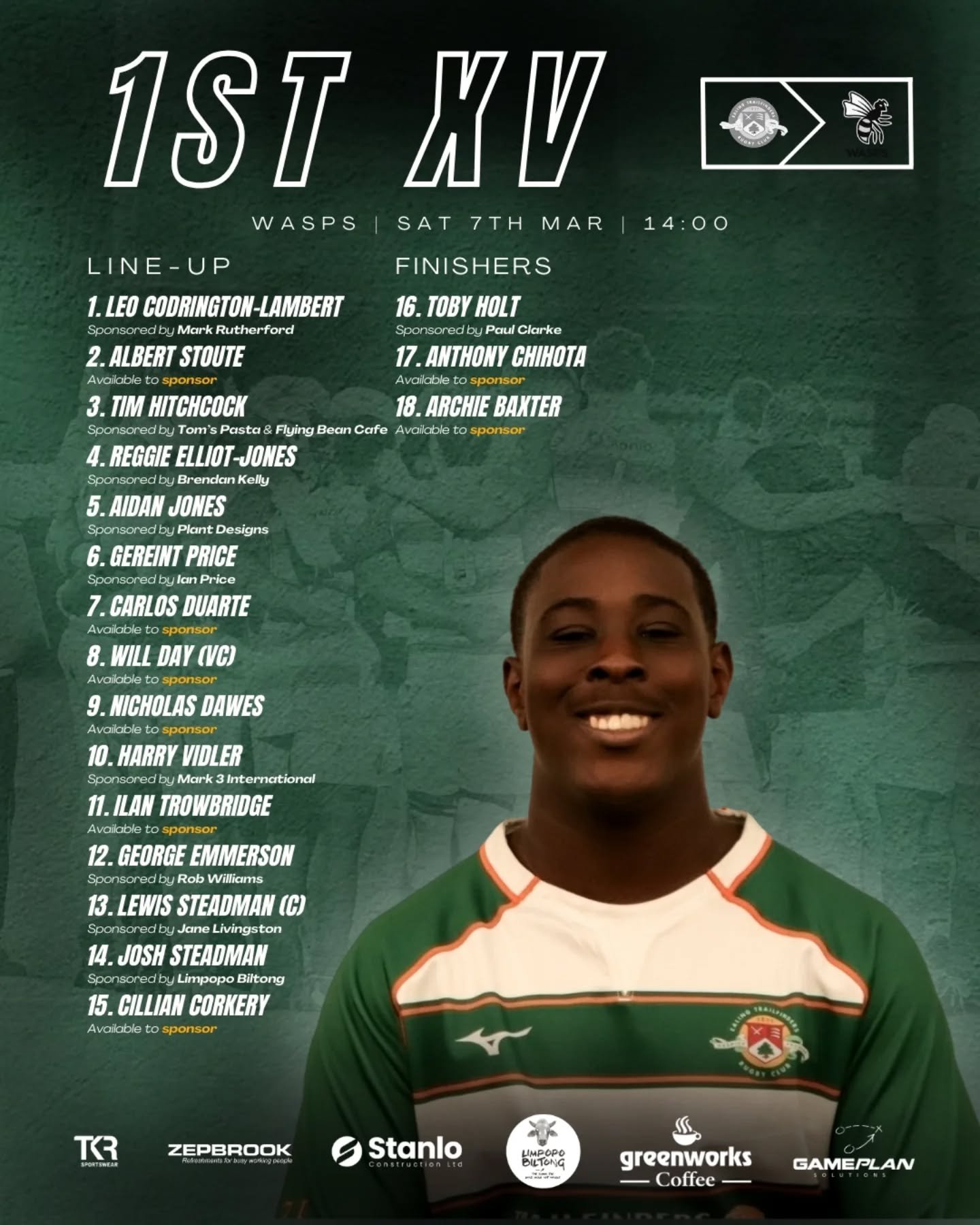 WE'RE BACK! 👀

it's a club day tomorrow at @trailfinderssportsclub with all three teams at home! 

We kick things off at 13:30 as the 3s take on Hanwell looking to secure a play-offs place in MMT3! With a strong @ucfbrugby presence in the side, this