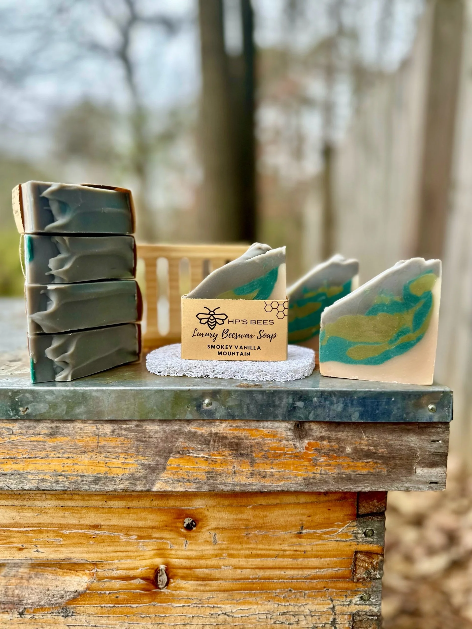 Smoky Vanilla Mountain Beeswax Soap
