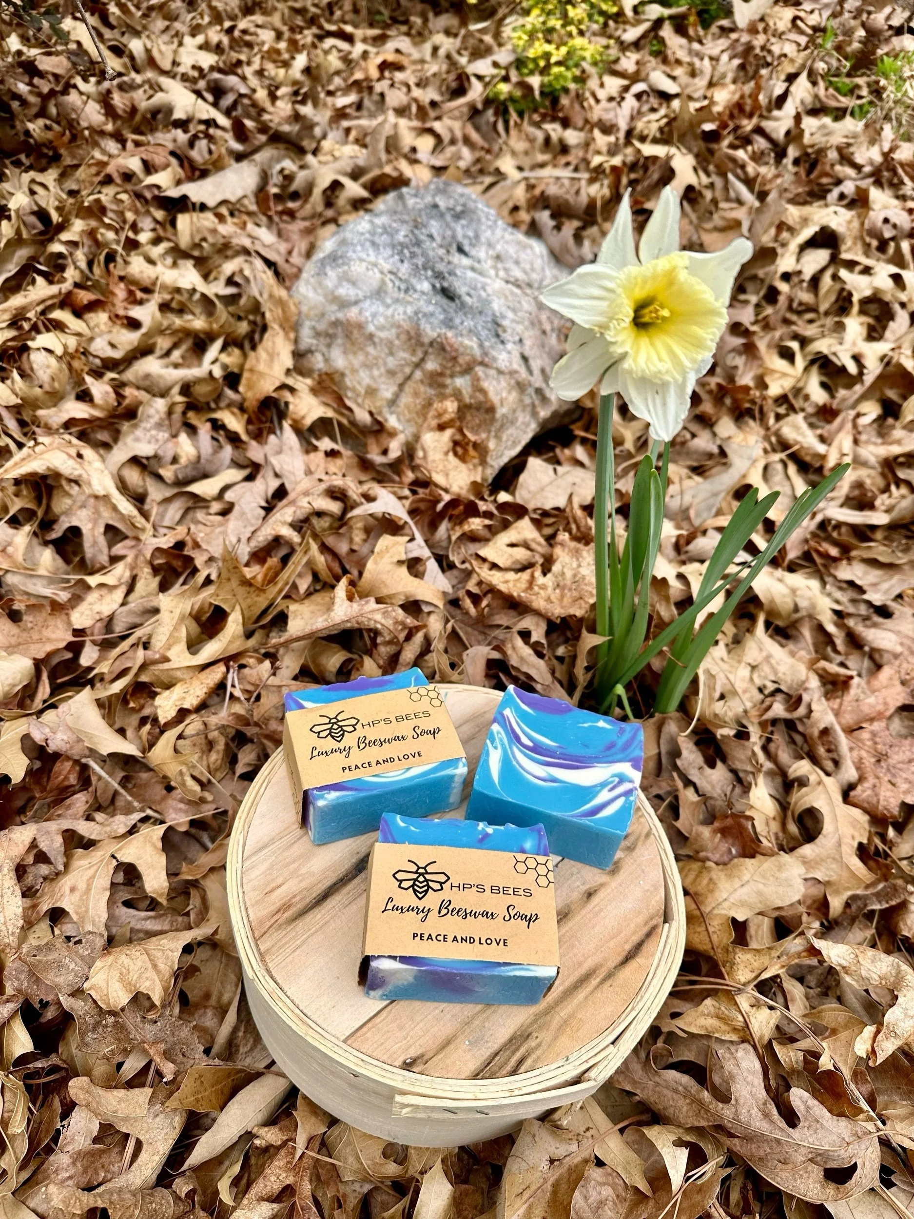 Peace and Love Beeswax Soap