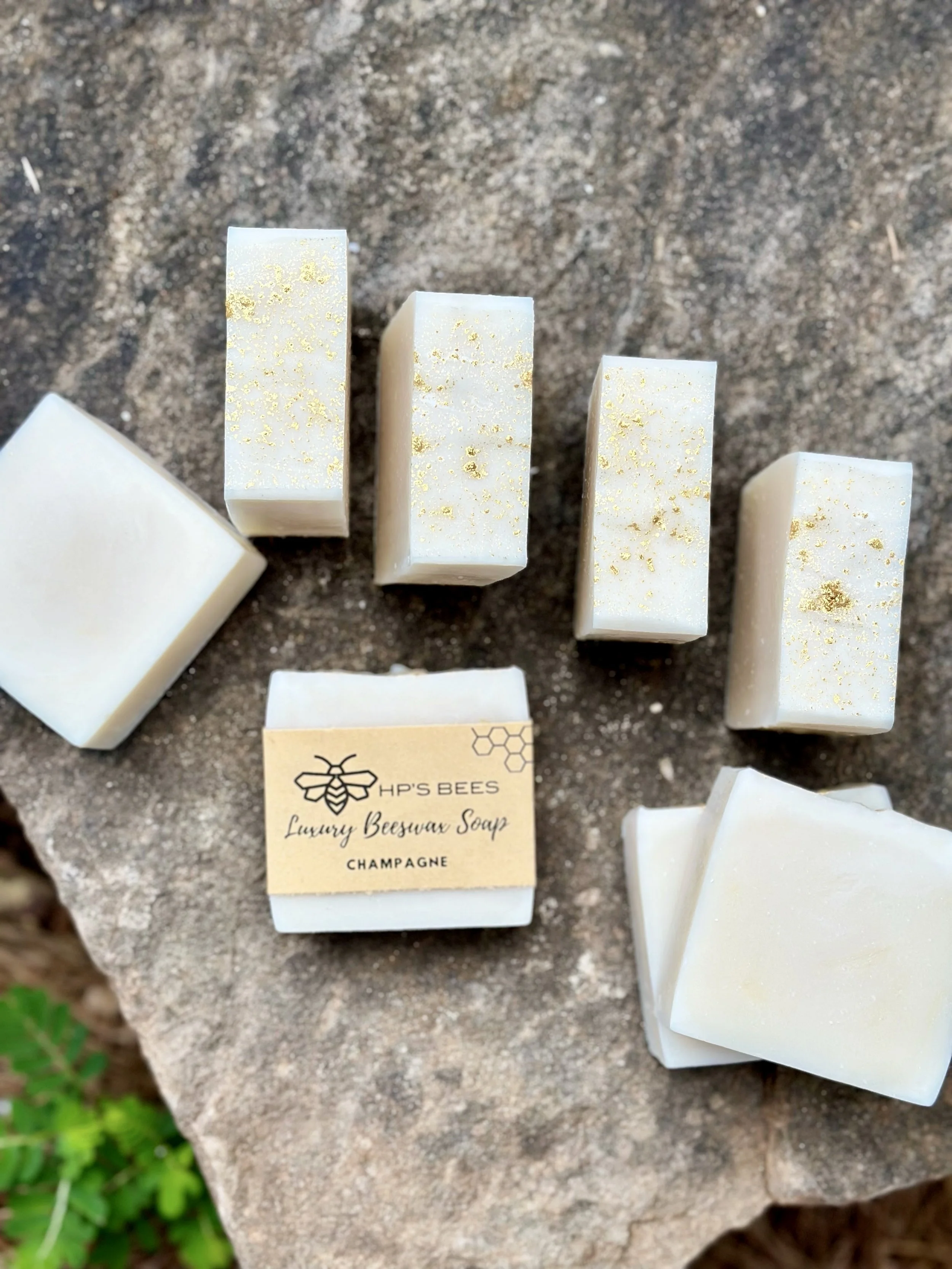 Beeswax Soap - with all natural beeswax, straight from our hives. Made by bees. Cold Process, Natural Beeswax Soap