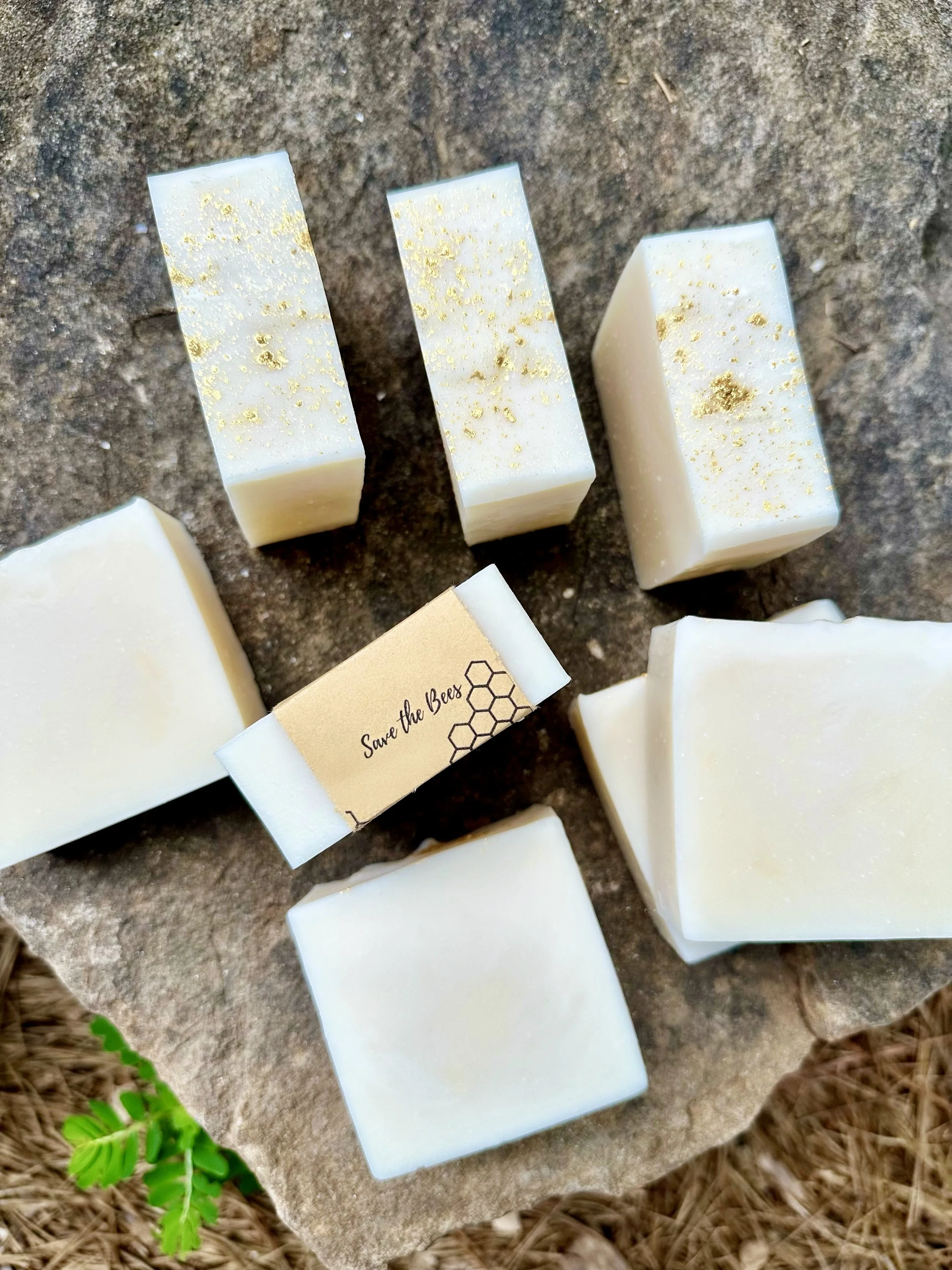 Beeswax Soap - with all natural beeswax, straight from our hives. Made by bees. Cold Process, Natural Beeswax Soap
