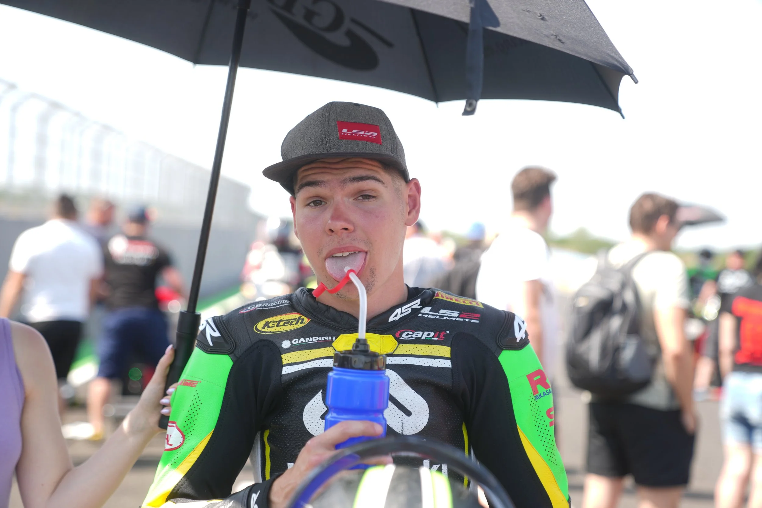 Lukacs Owen 2025 grid photo silly face