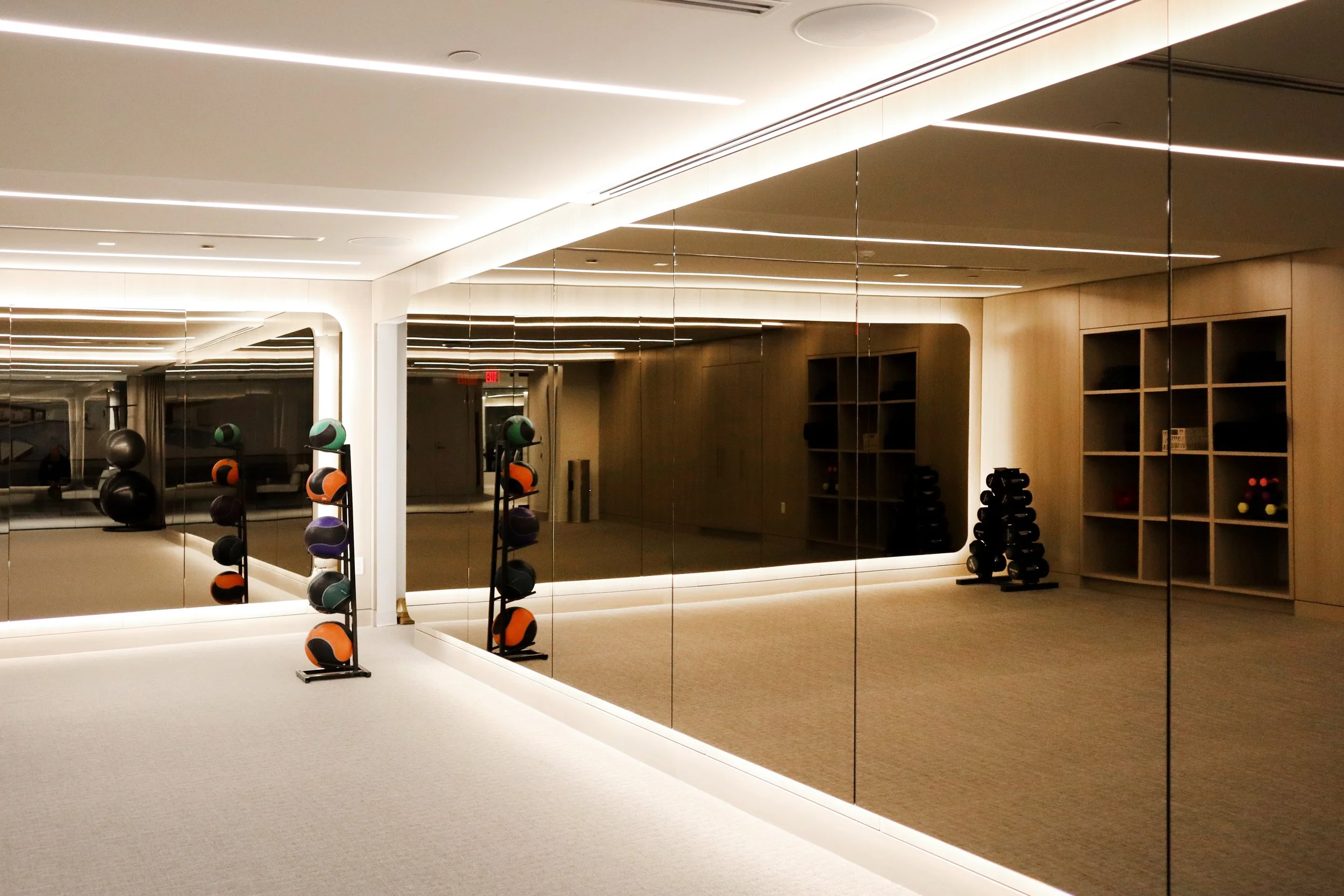 Custom Gym Specialty Wall Mirrors